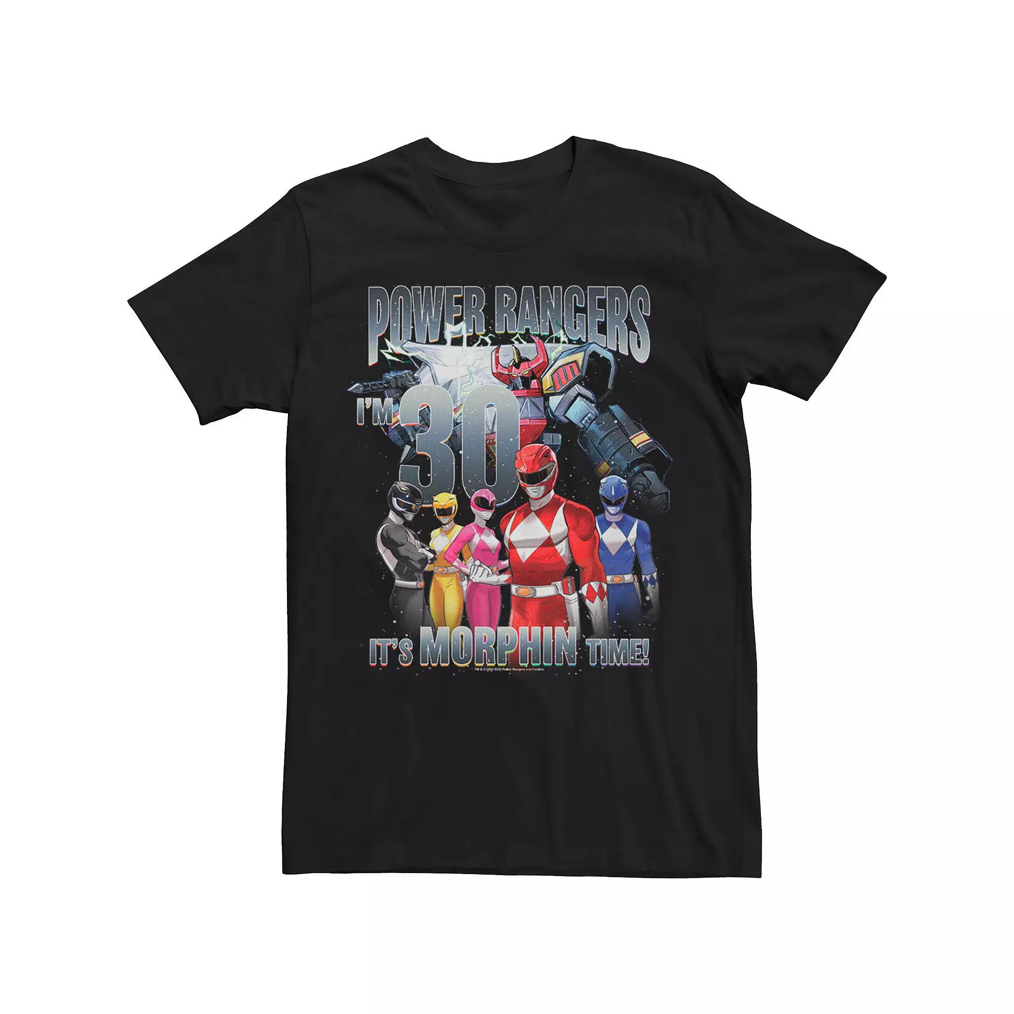 Men's Power Rangers I'm 30 It's Morphin' Time Tee,  Product Image