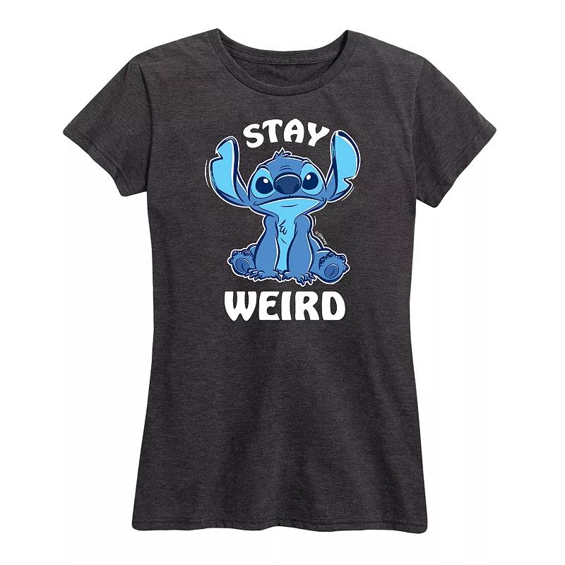 Disney's Lilo & Stitch Women's Stay Weird Graphic Tee,  Product Image