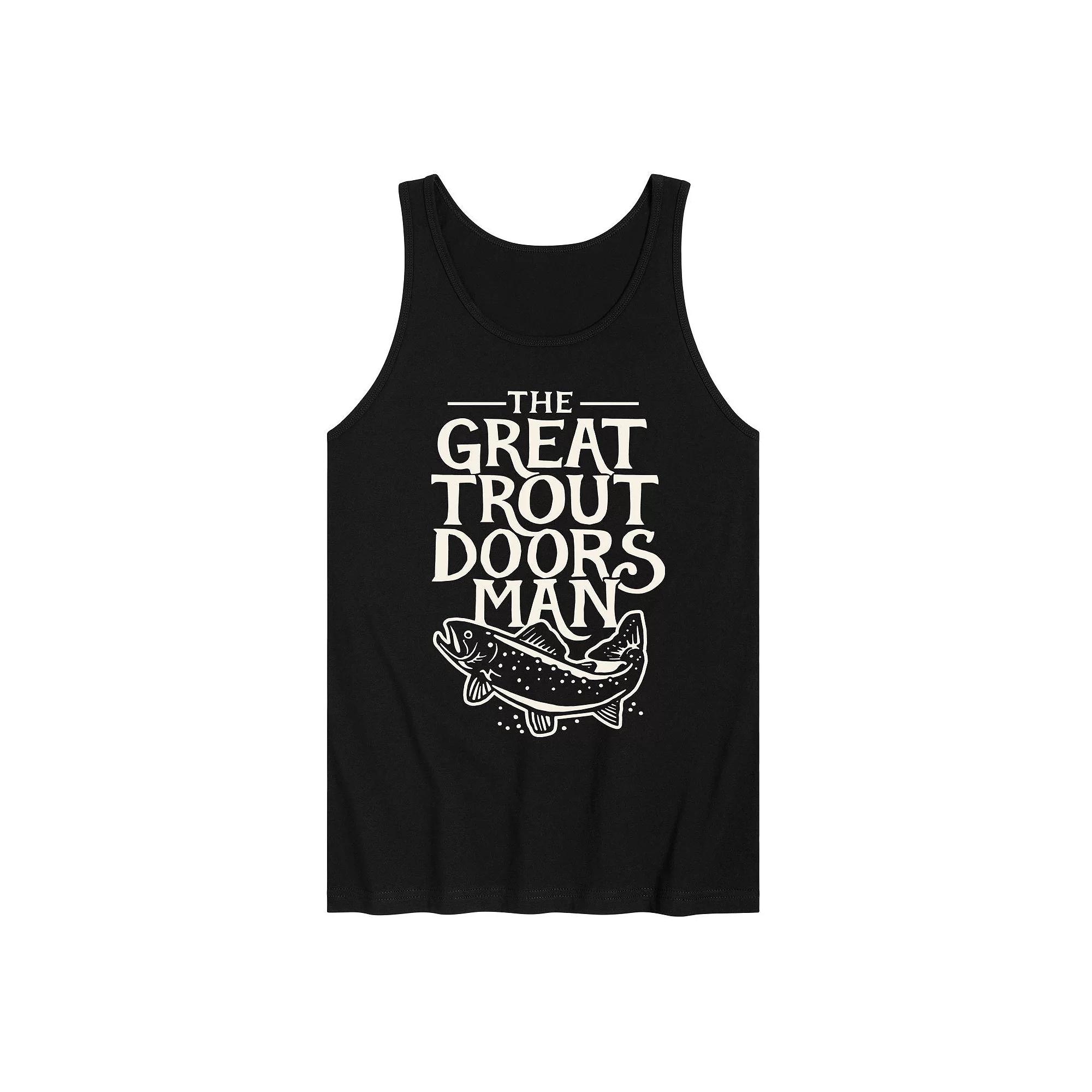 Men's Great Trout Doors Tank Top,  Product Image