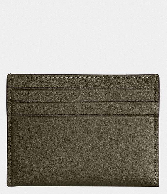 COACH Refined Calf Leather Flat Card Case Product Image