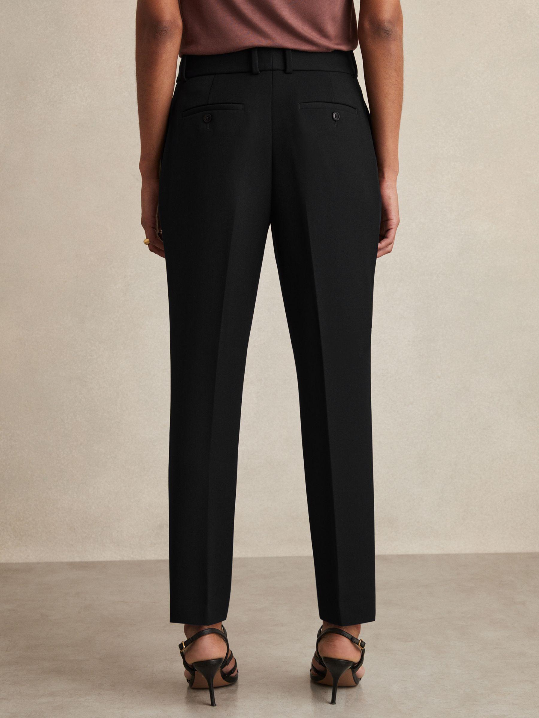 Wide-Leg Tailored Trousers in Camel Product Image