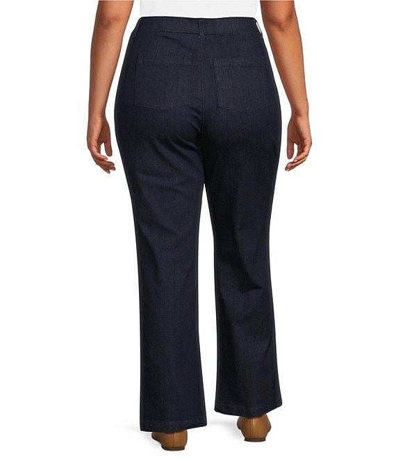 Intro Plus Size Stella Boot-Leg Pull-On Pants Product Image