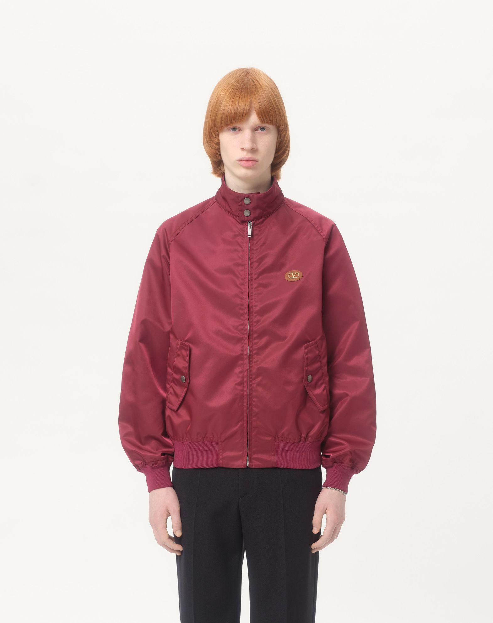 Nylon Blouson With Vlogo Patch Product Image