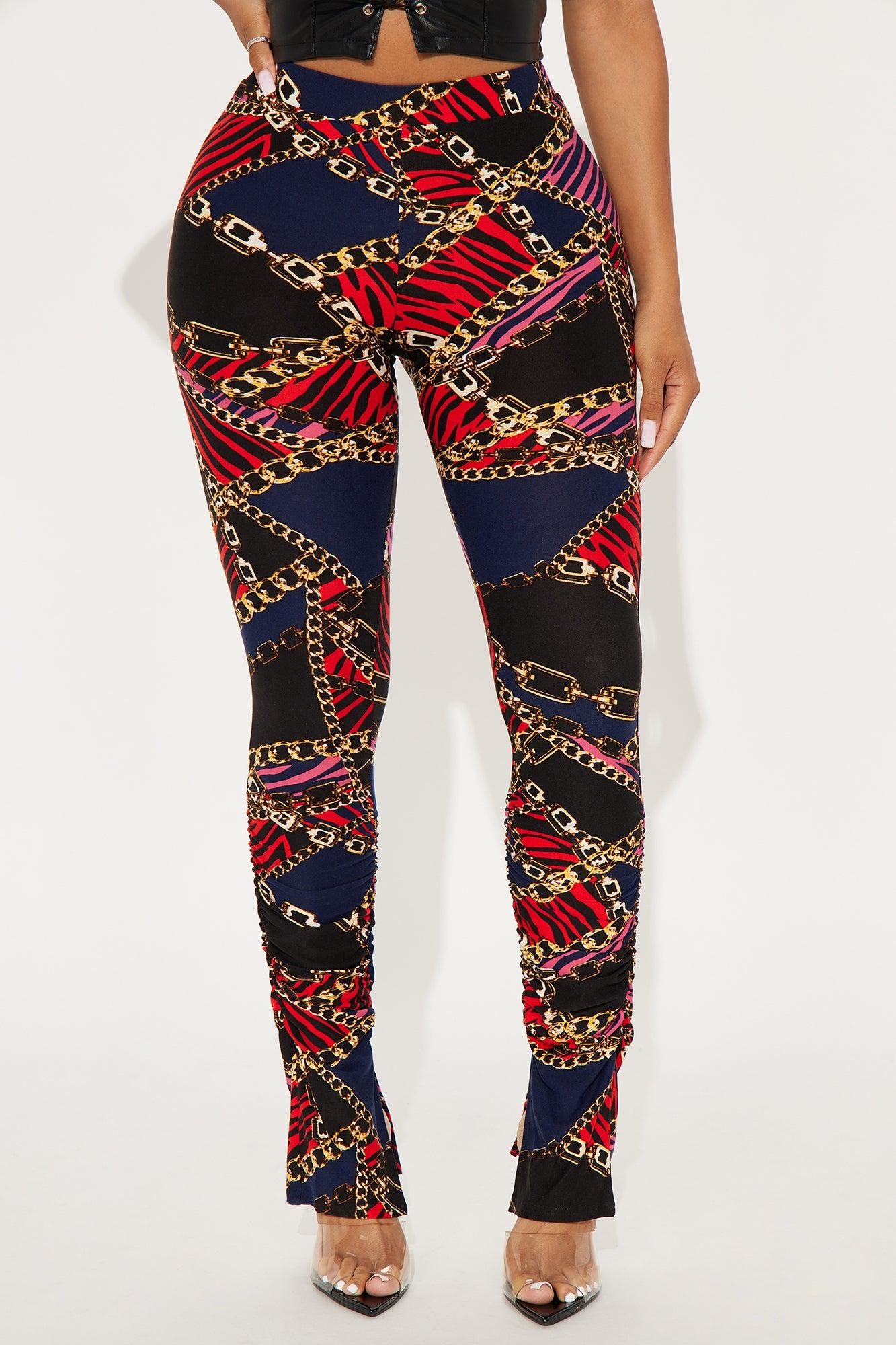 Bree Marie Baroque Stacked Legging - Black/combo Product Image