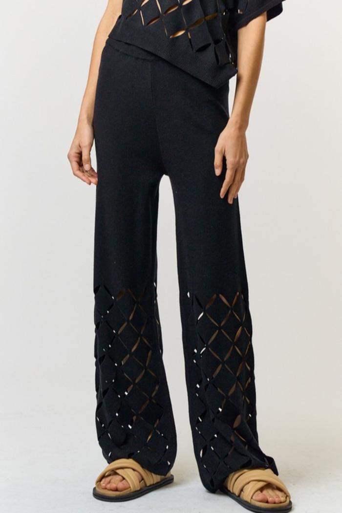 Cutout Det Elastic Pant Product Image