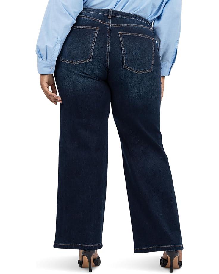 Petite Gwen High Rise Wide Leg Slouchy Raw Hem Five Pockets Product Image