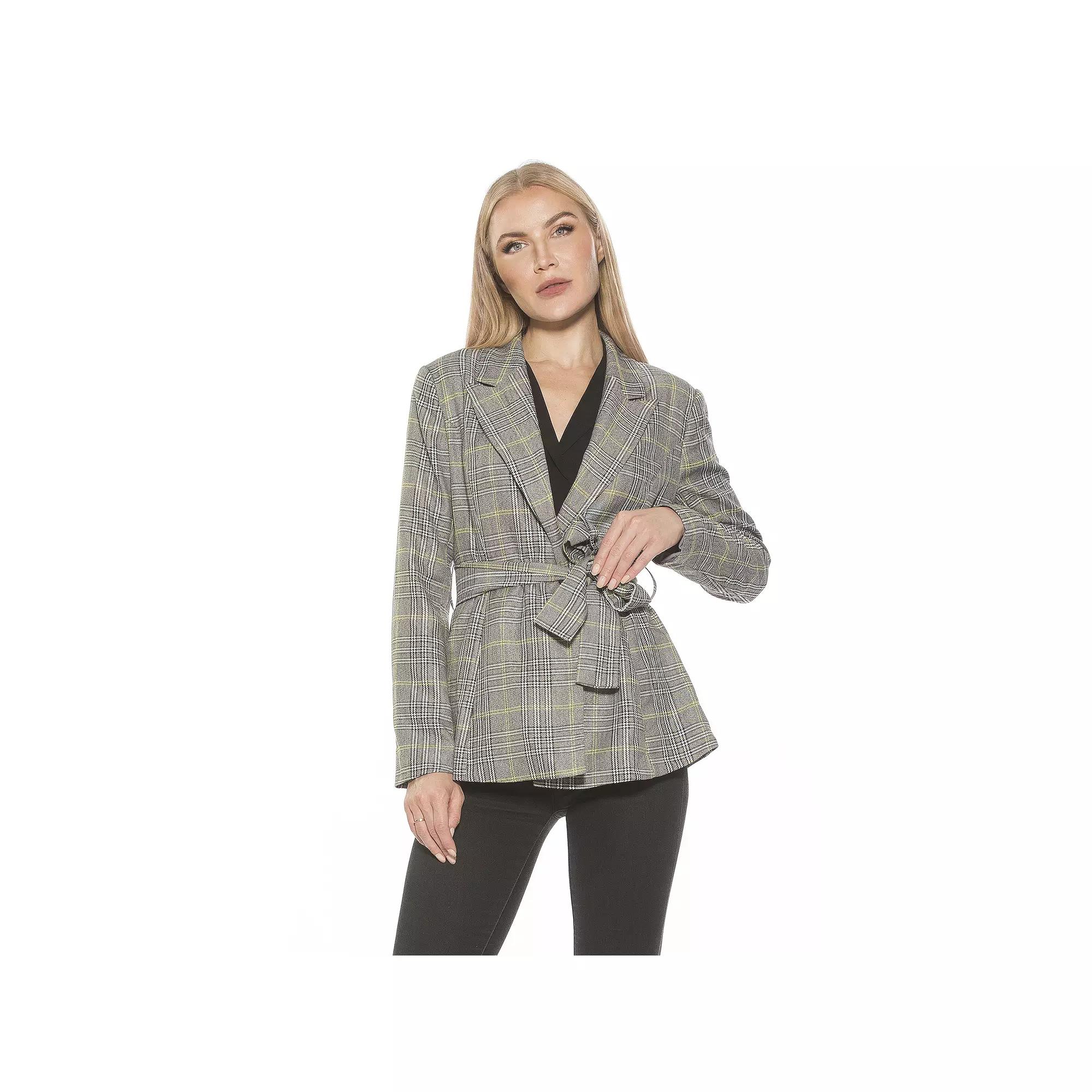 Women's ALEXIA ADMOR Olya Belted Long Blazer,  Product Image