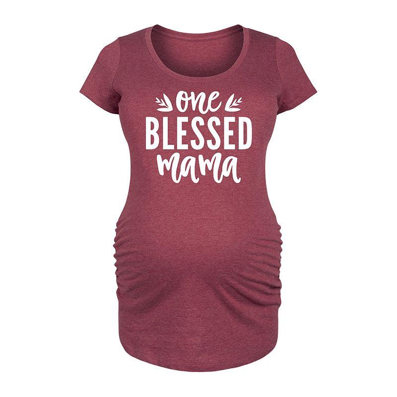 Maternity One Blessed Mama Graphic Tee, Women's,  Product Image