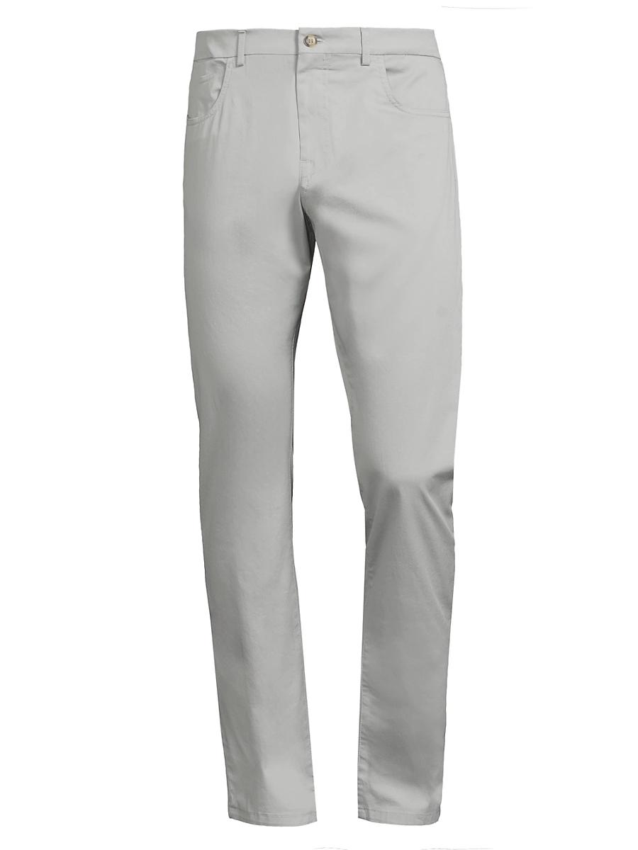 Mens Stretch-Cotton Five-Pocket Trousers Product Image