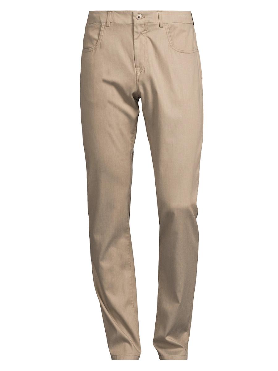 Mens Stretch Five-Pocket Trousers Product Image