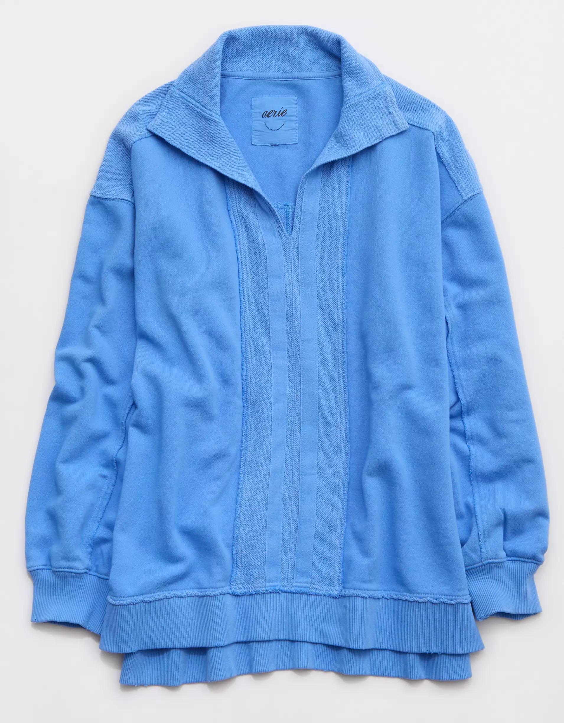 Aerie Starry Skies Open Neck Sweatshirt Product Image