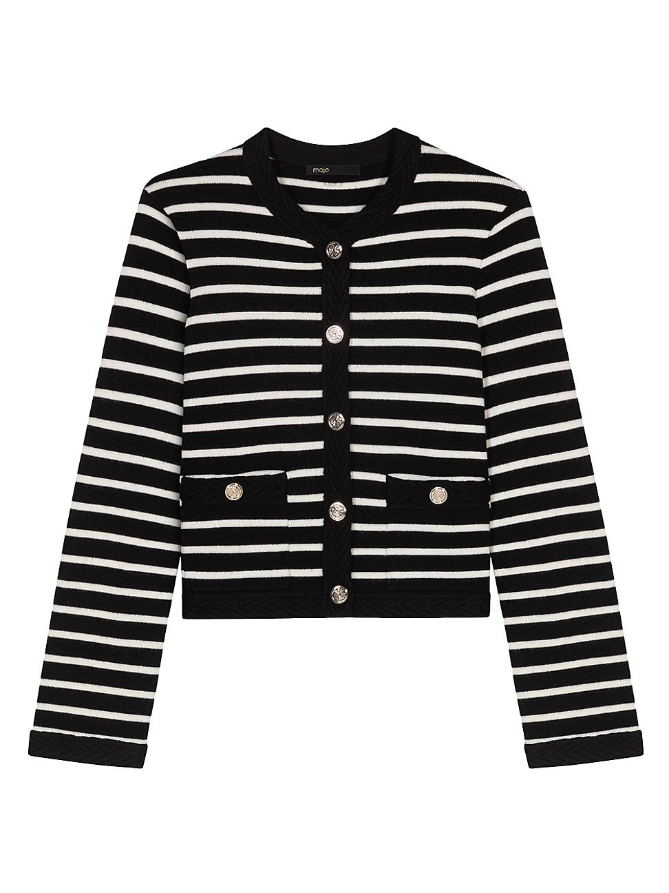 Womens Striped Cardigan Product Image