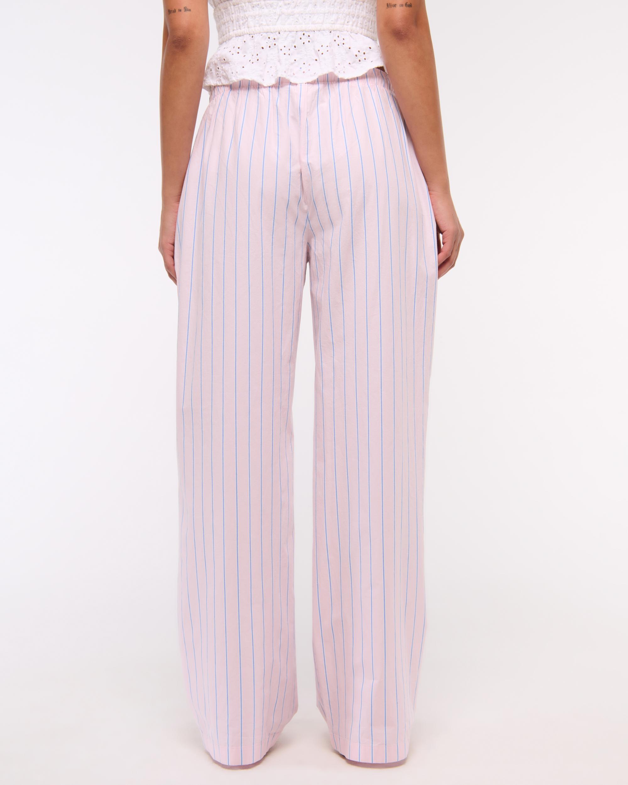 Poplin Wide Leg Pull-On Pant Product Image