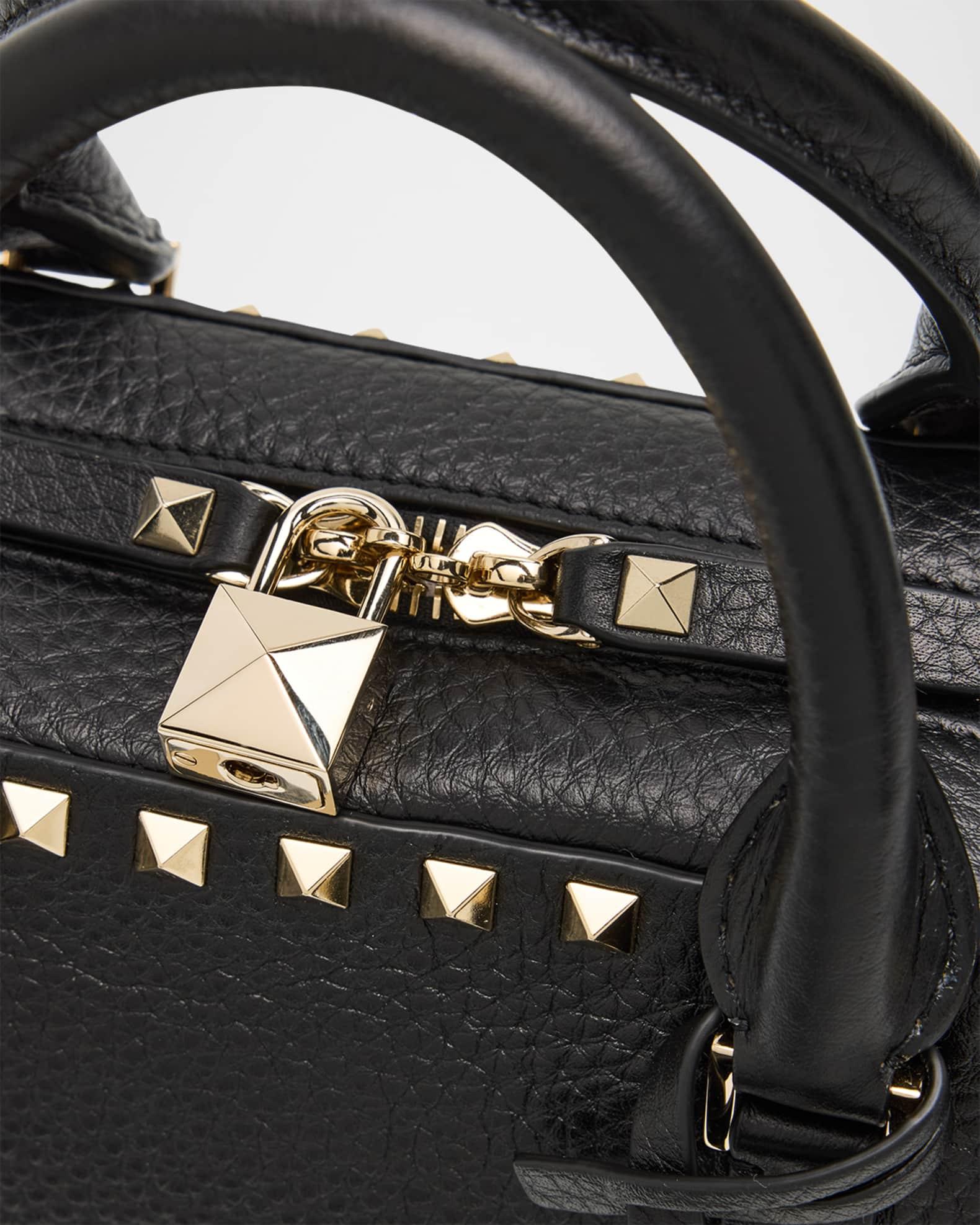 Rockstud Leather Top-Handle Bag Product Image