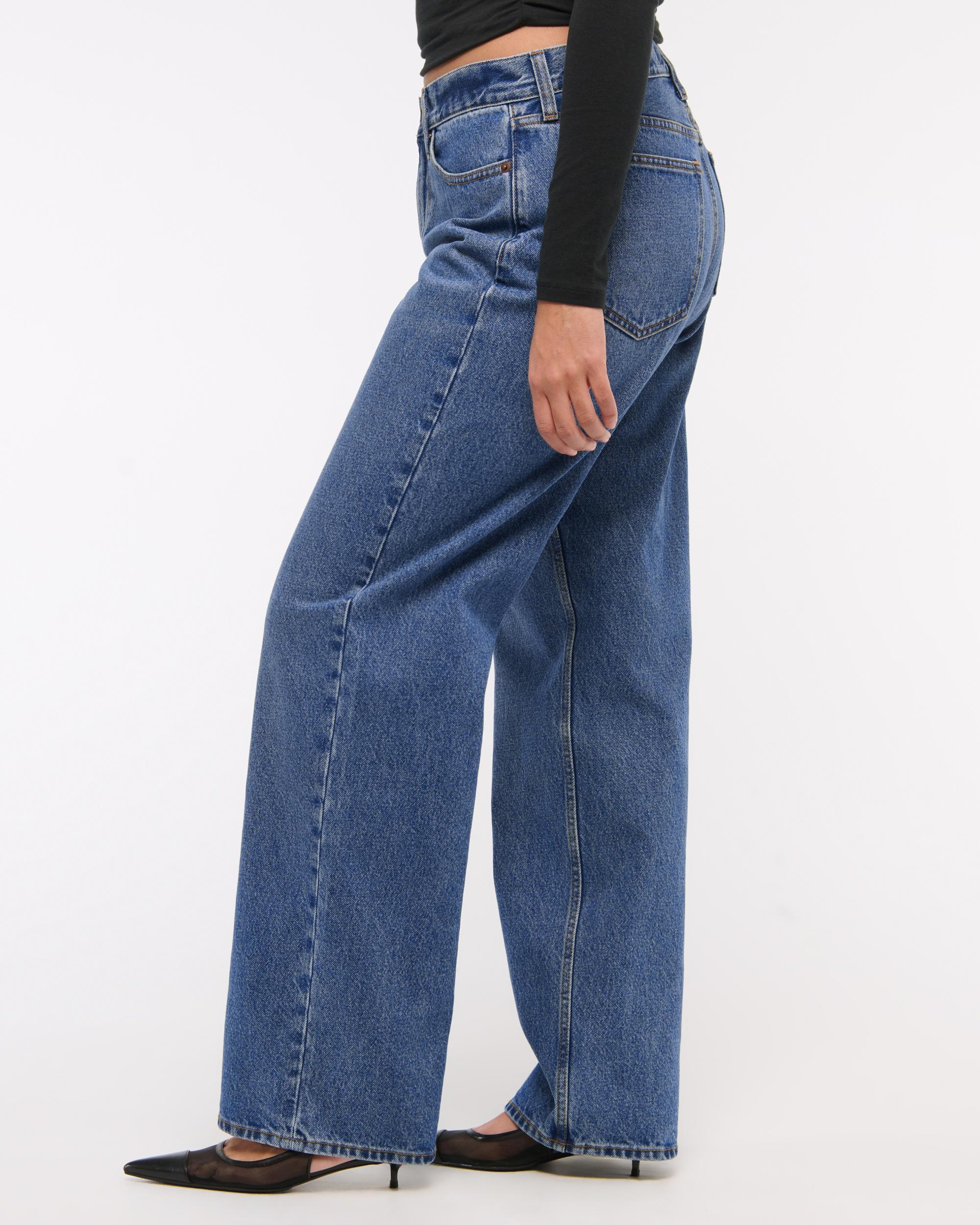 Curve Love Mid Rise Slouchy Jean Product Image