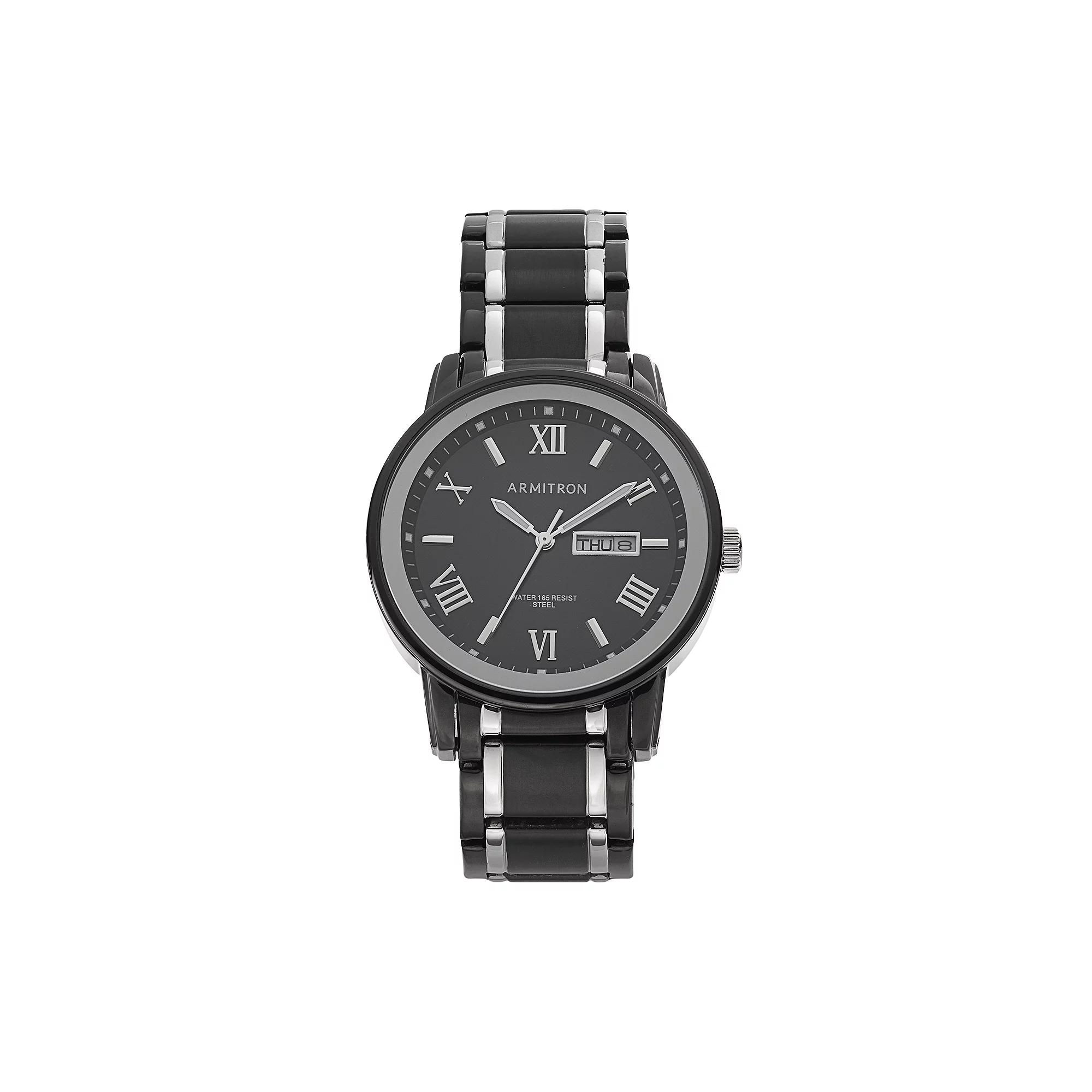 Armitron Men's Two Tone Watch, Size: Medium, Black Product Image