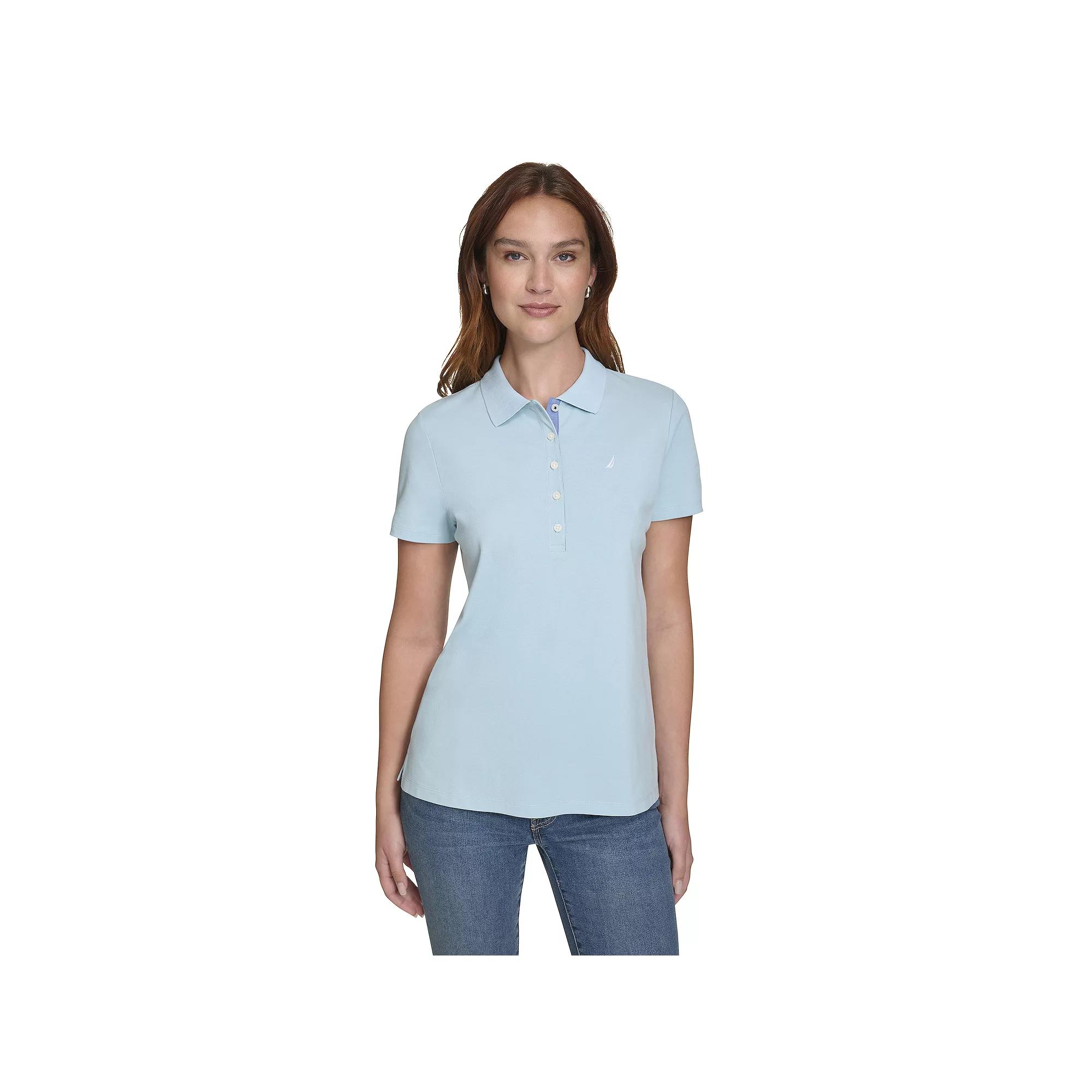 Women's Nautica Daisy Short Sleeve Polo,  Product Image