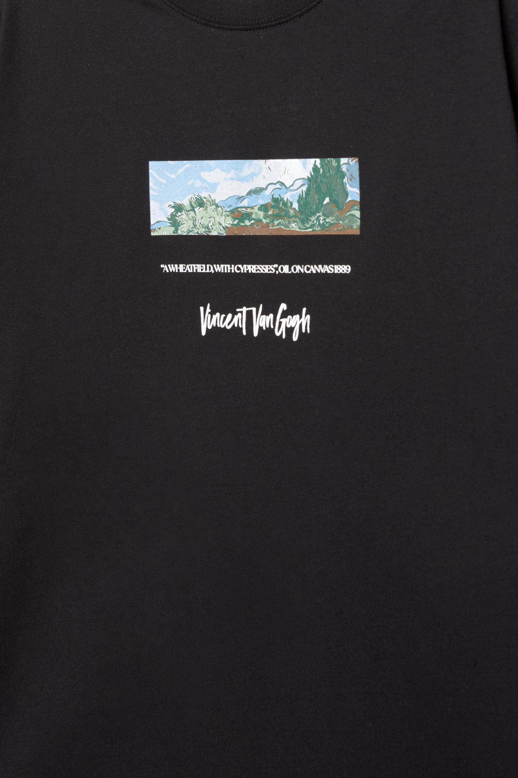 Van Gogh “A Wheatfield with Cypresses” T-shirt Product Image
