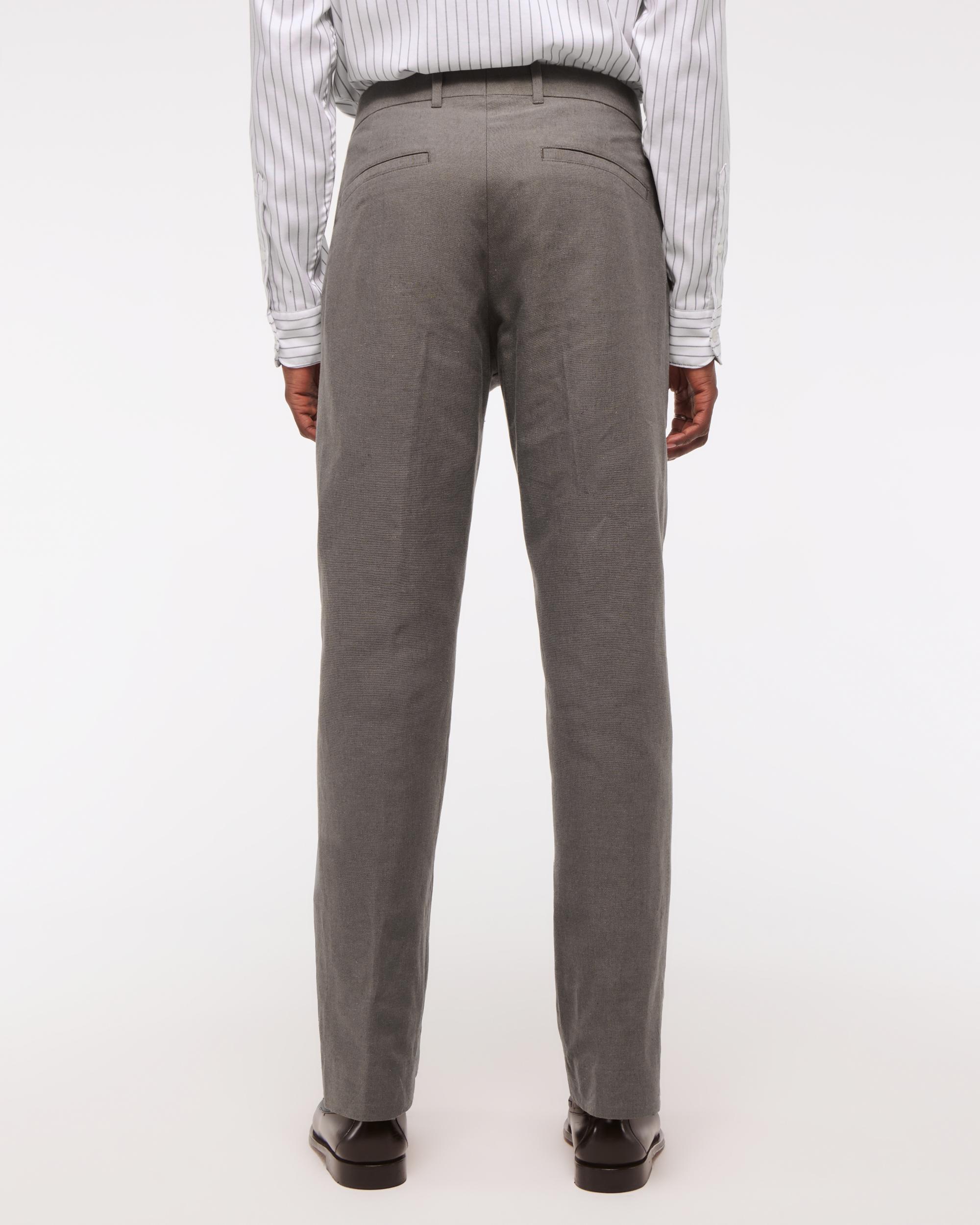 The A&F Collins Slim Linen-Blend Suit Pant Product Image