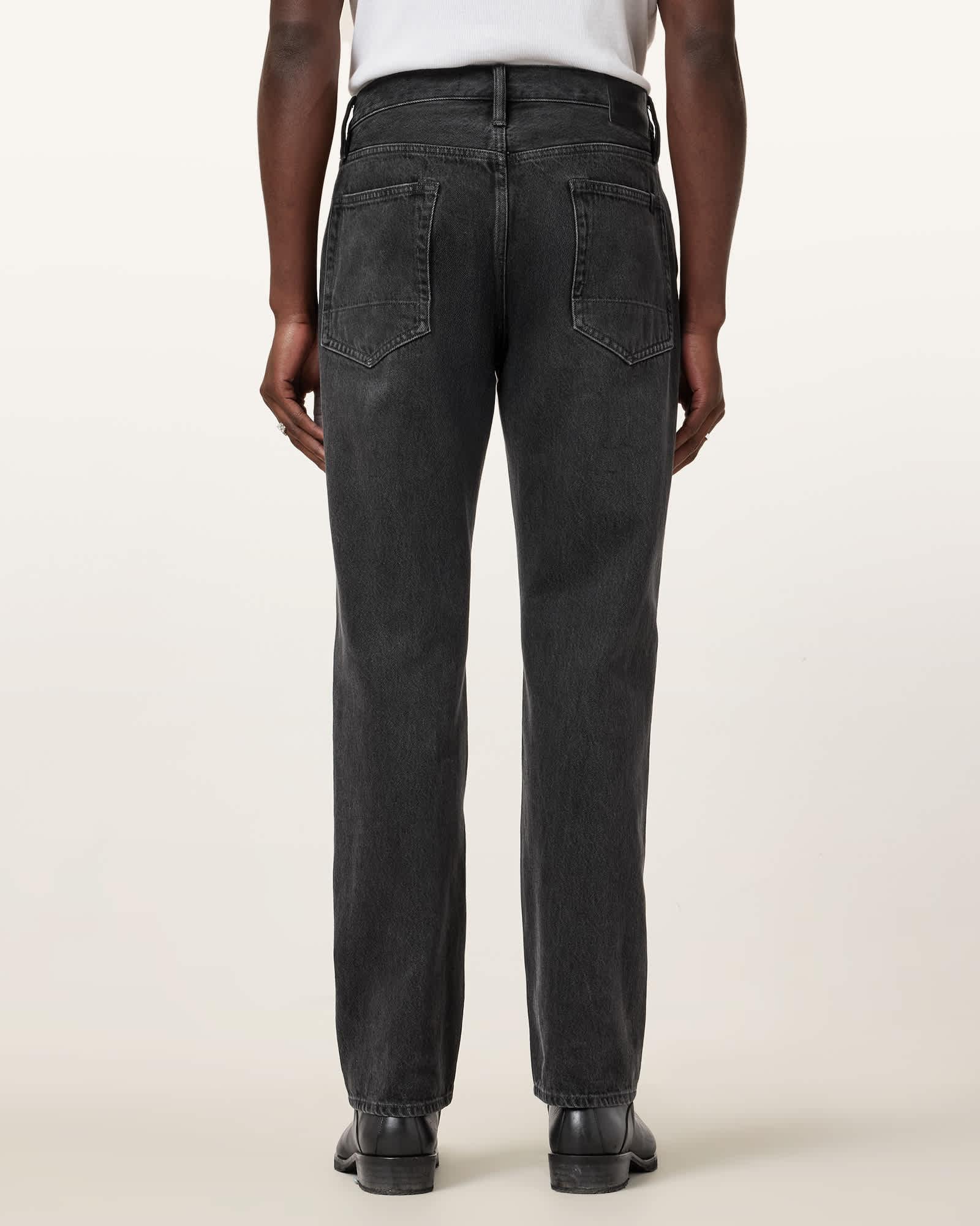 Reid Straight Fit Denim Jeans Product Image