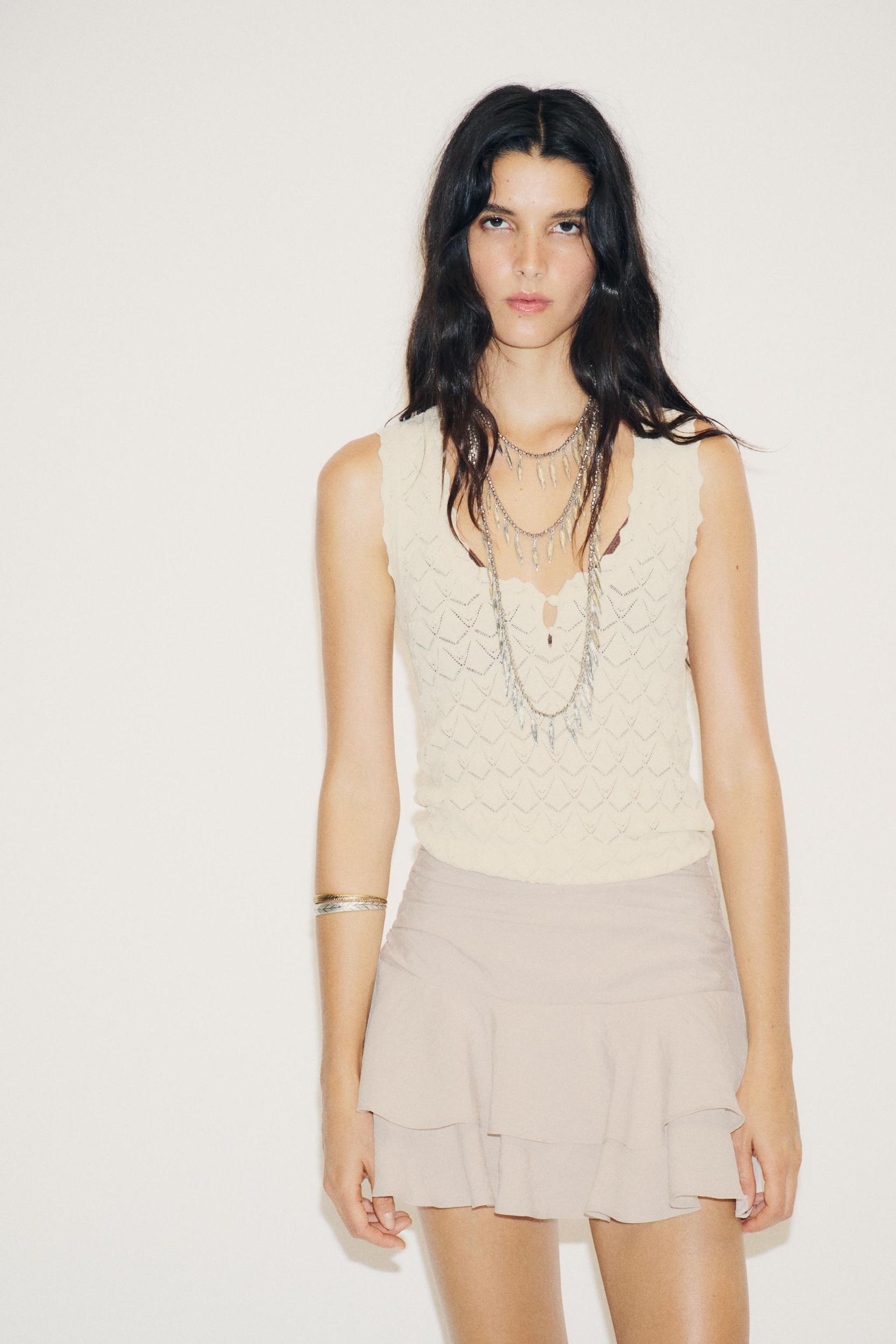 RUFFLE SKORT Product Image