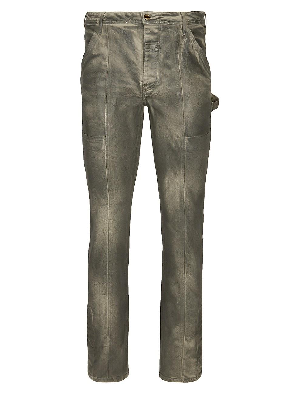 Mens Marcello Coated Denim Carpenter Pants Product Image