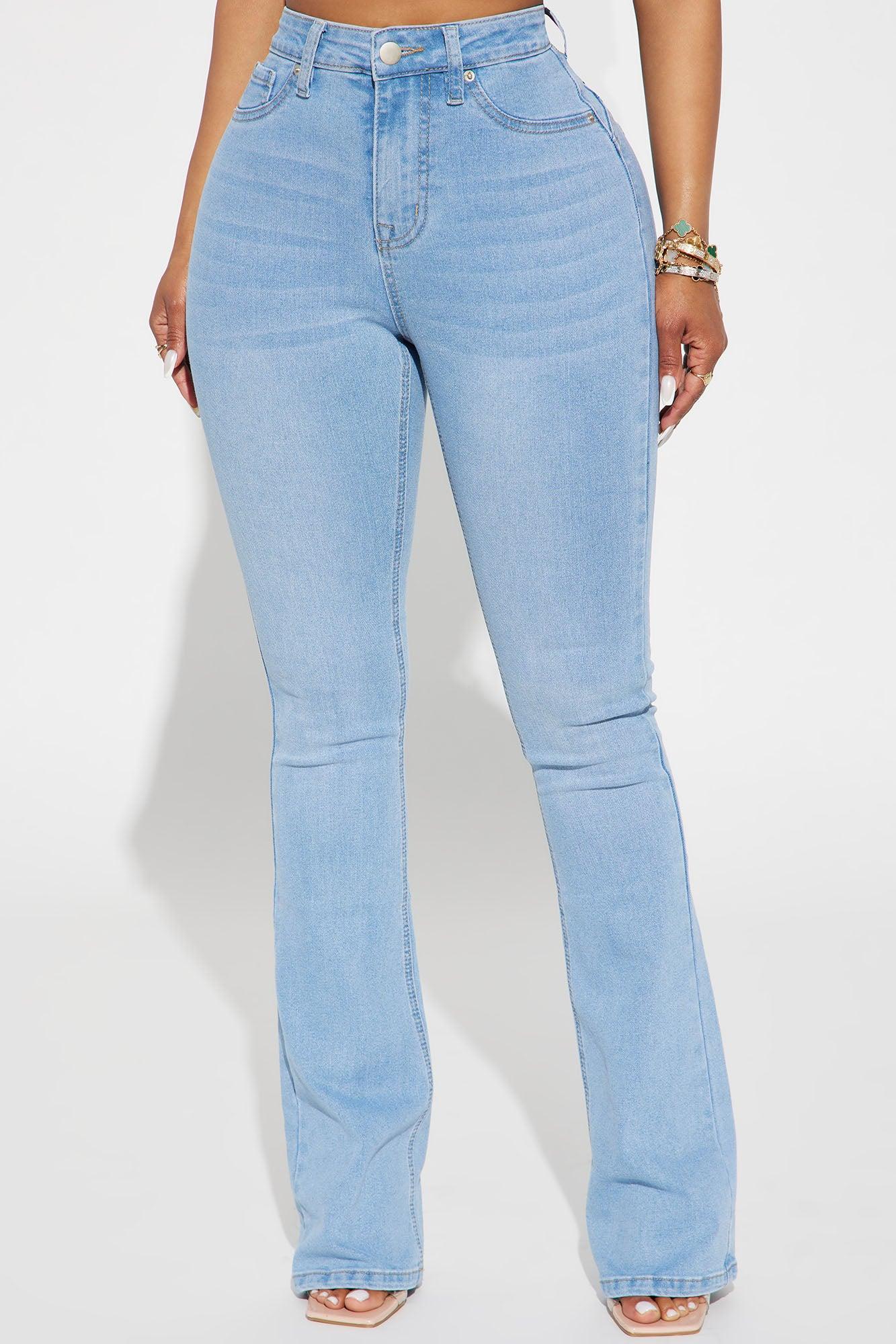 Mesa Booty Lifting Stretch Bootcut Jeans - Light Wash Product Image