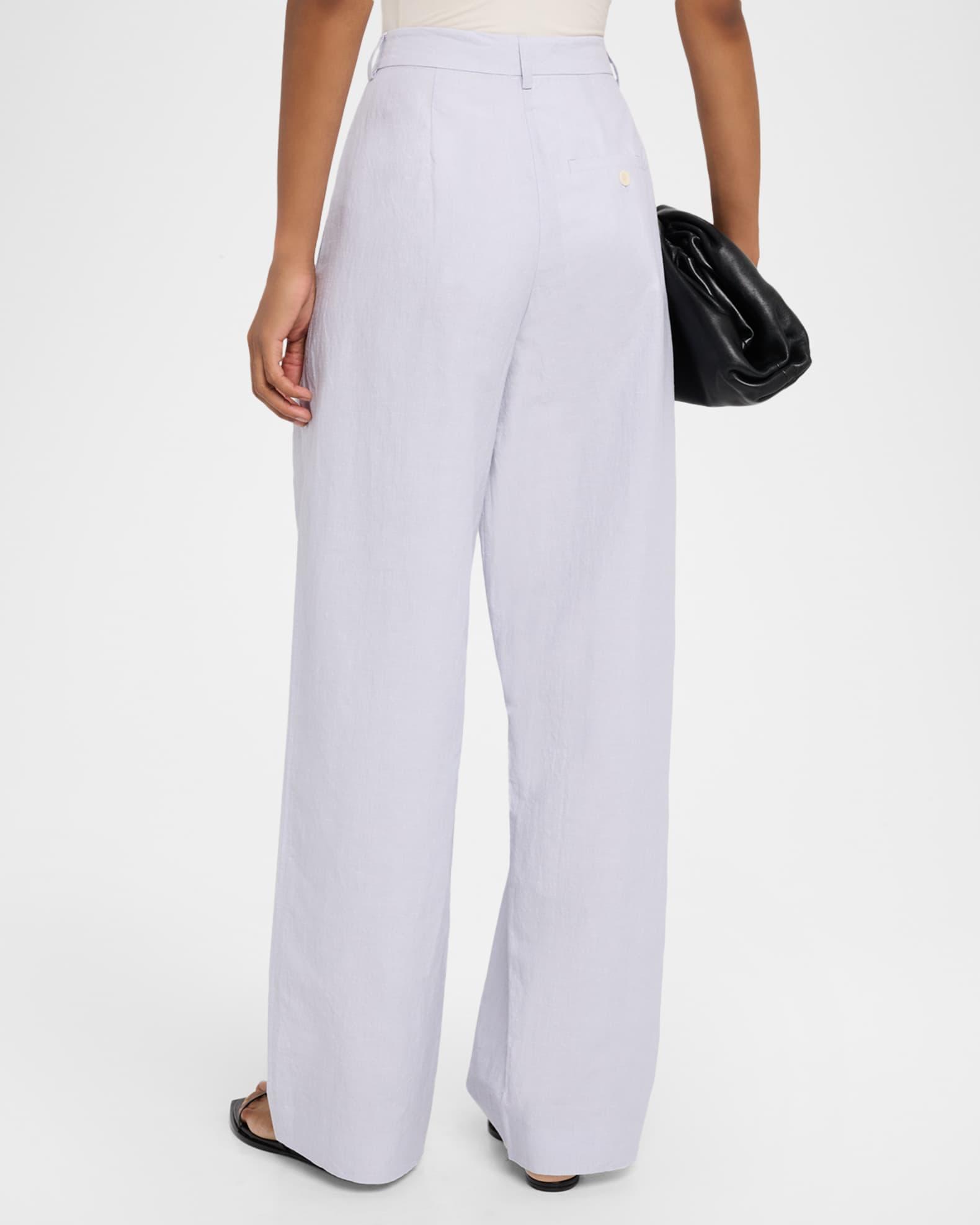 Eleanor High-Rise Linen Pants Product Image