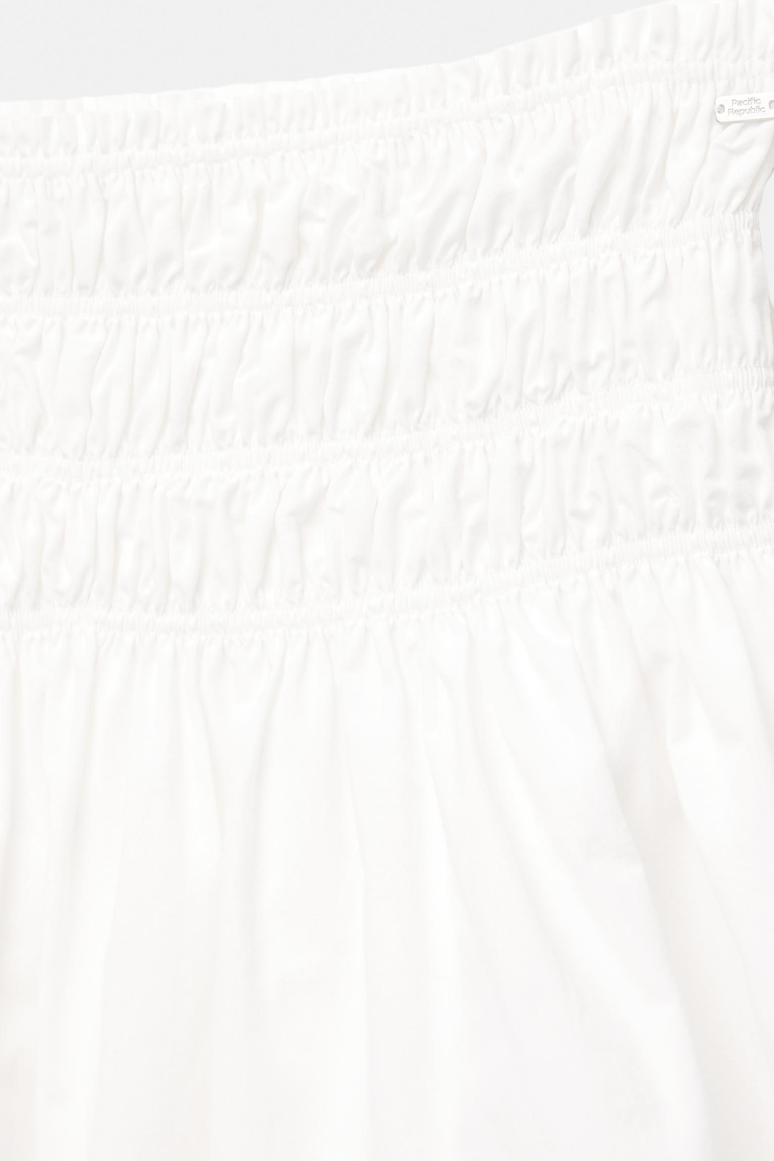 Smocked check mini skirt Product Image