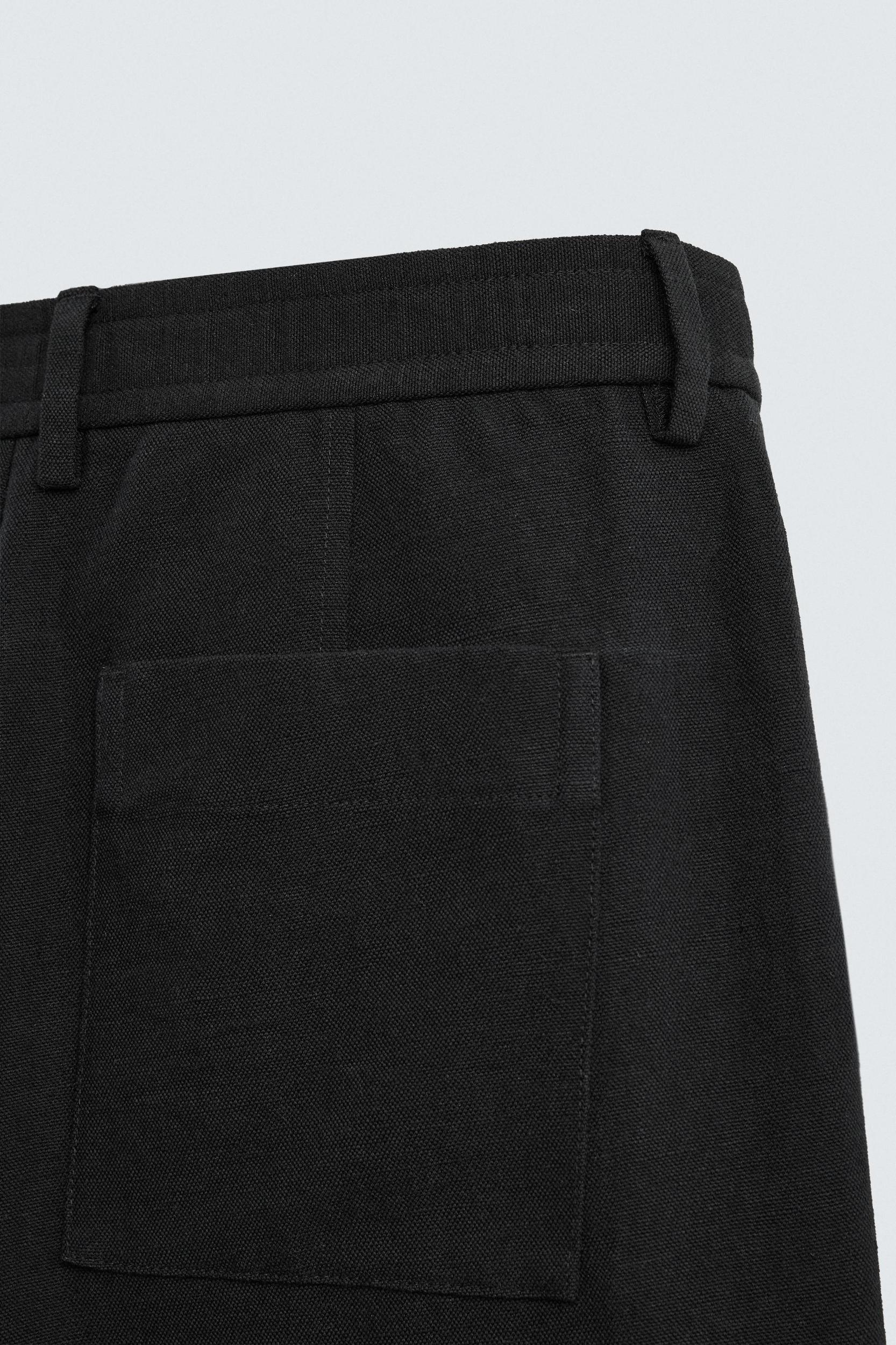 COTTON - LINEN SUIT PANTS Product Image