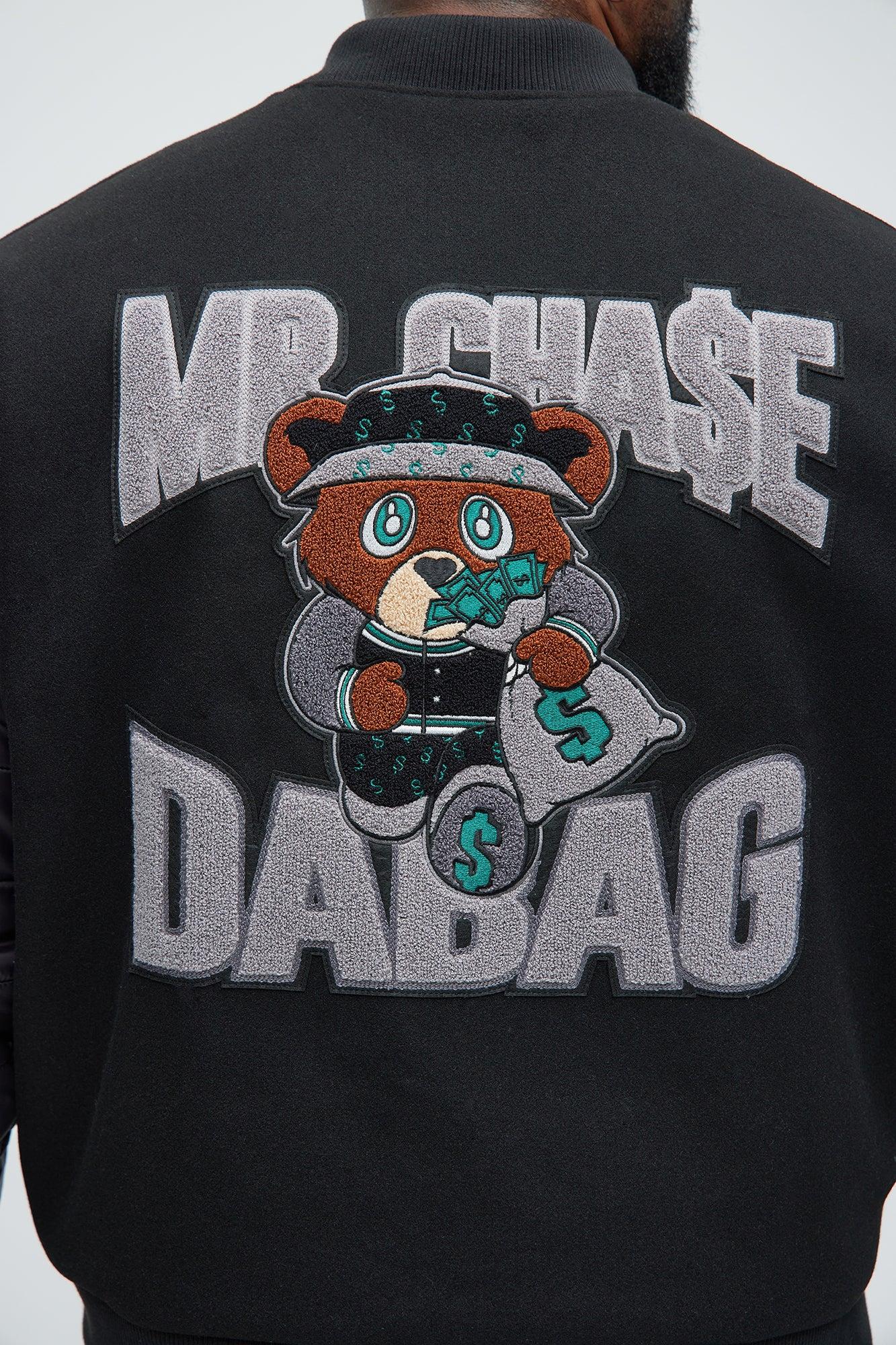 Chase A Bag Varsity Jacket - Black Product Image