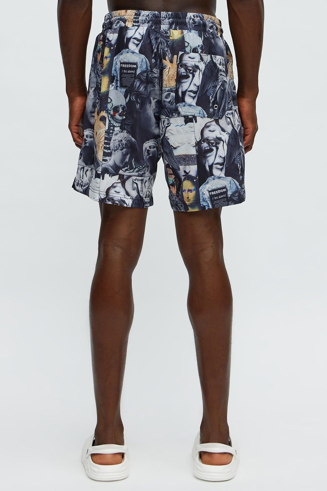 Palazzo Splash Swim Classic Trunk - Black/combo Male Product Image