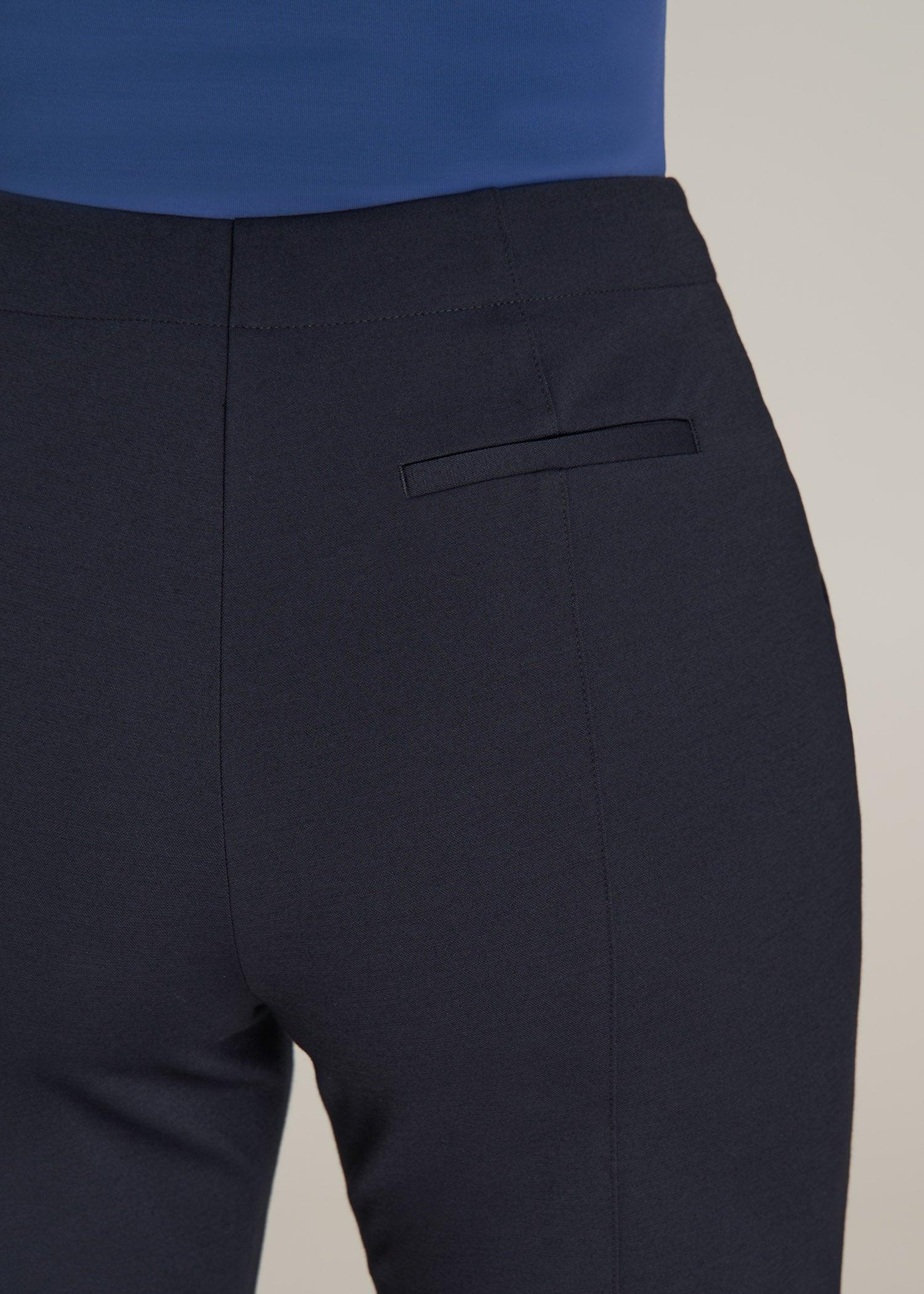 Straight Leg Dress Pants for Tall Women in Deep Navy Female Product Image