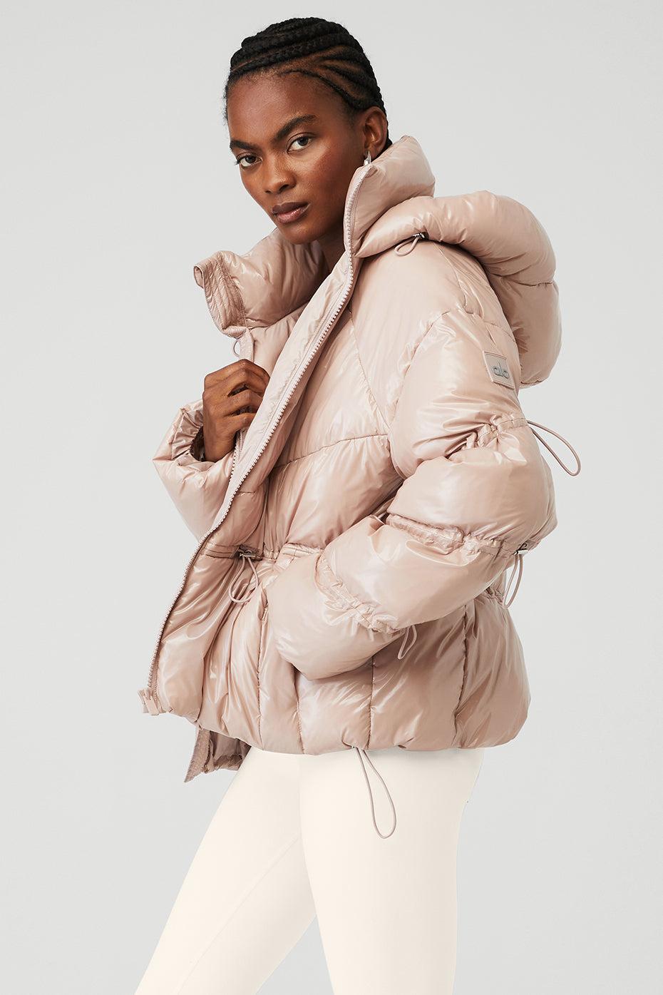Stunner Puffer Jacket - Dusty Pink Female Product Image