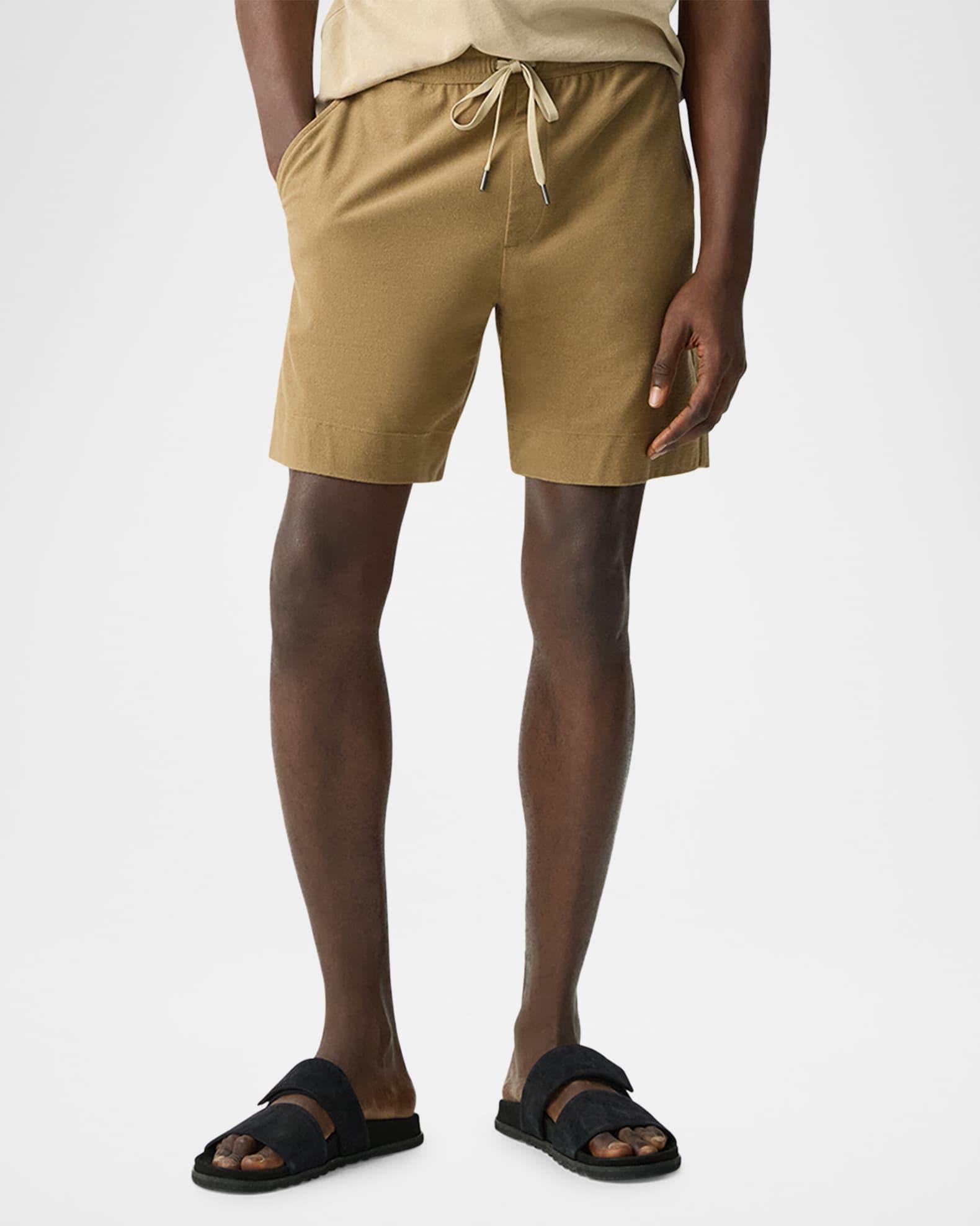 Men's Relaxed Cotton Drawstring Pull-On Shorts Product Image