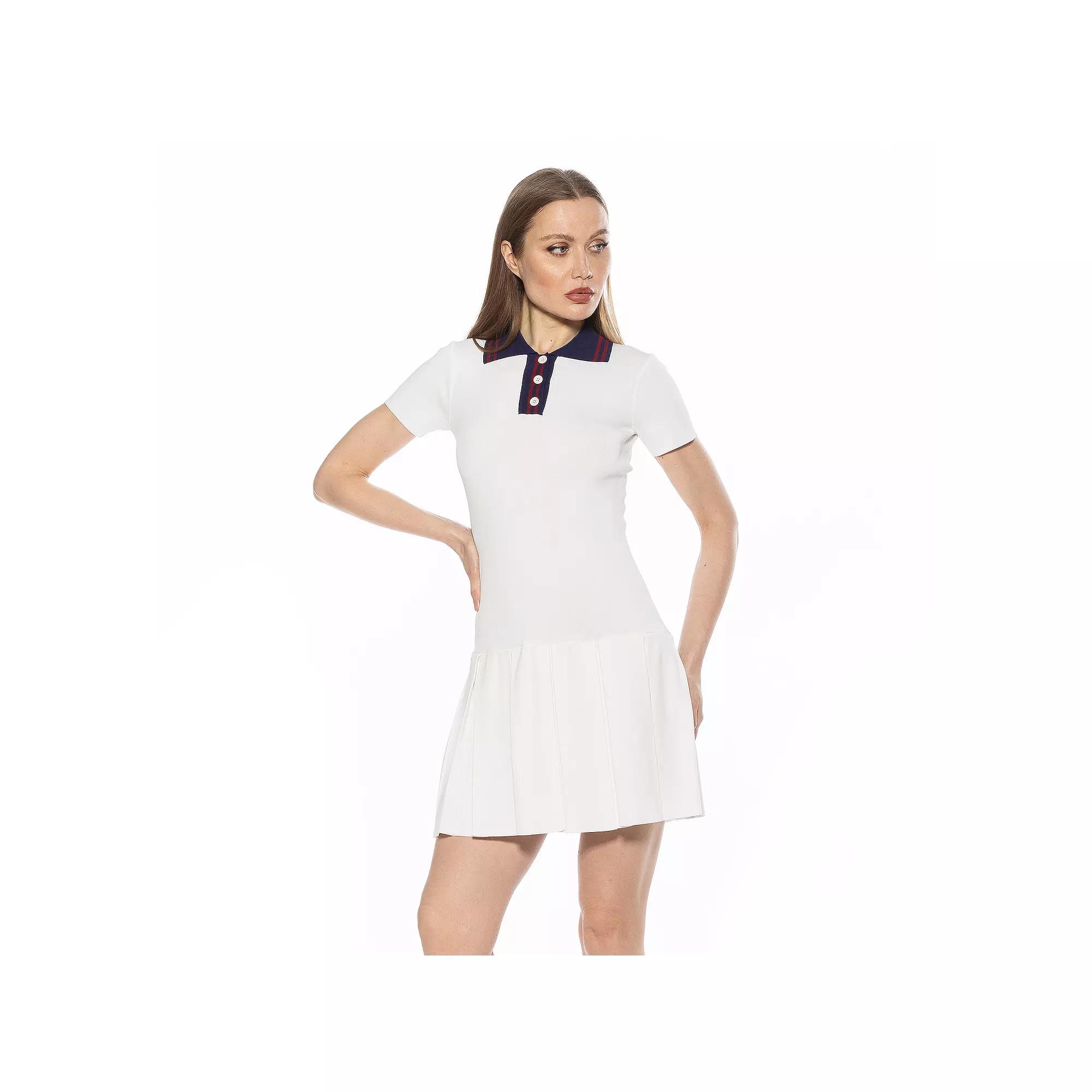 Women's ALEXIA ADMOR Rory Short Sleeve Fit & Flare Dress,  Product Image
