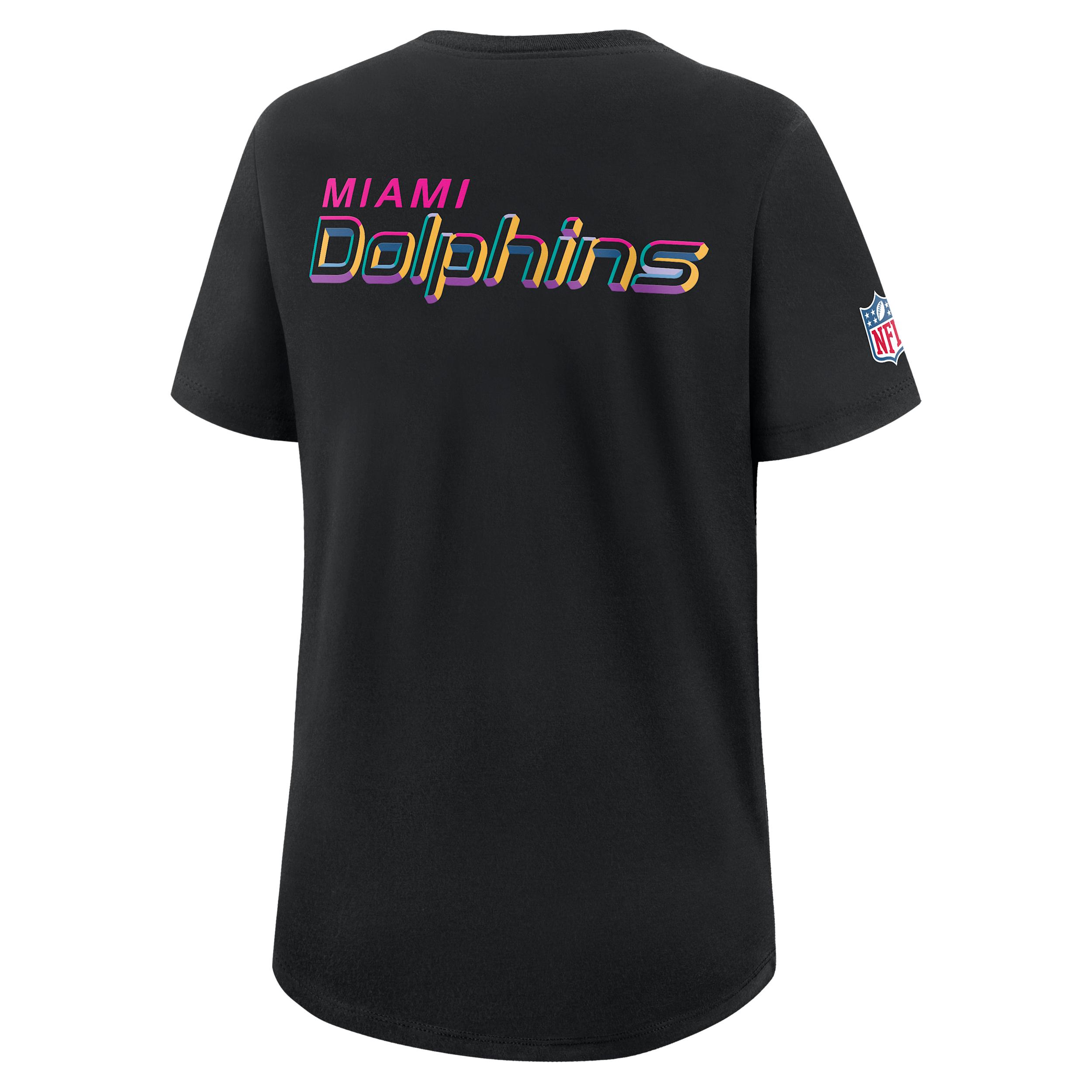 Miami Dolphins Crucial Catch Women's Nike Dri-FIT NFL T-Shirt Product Image