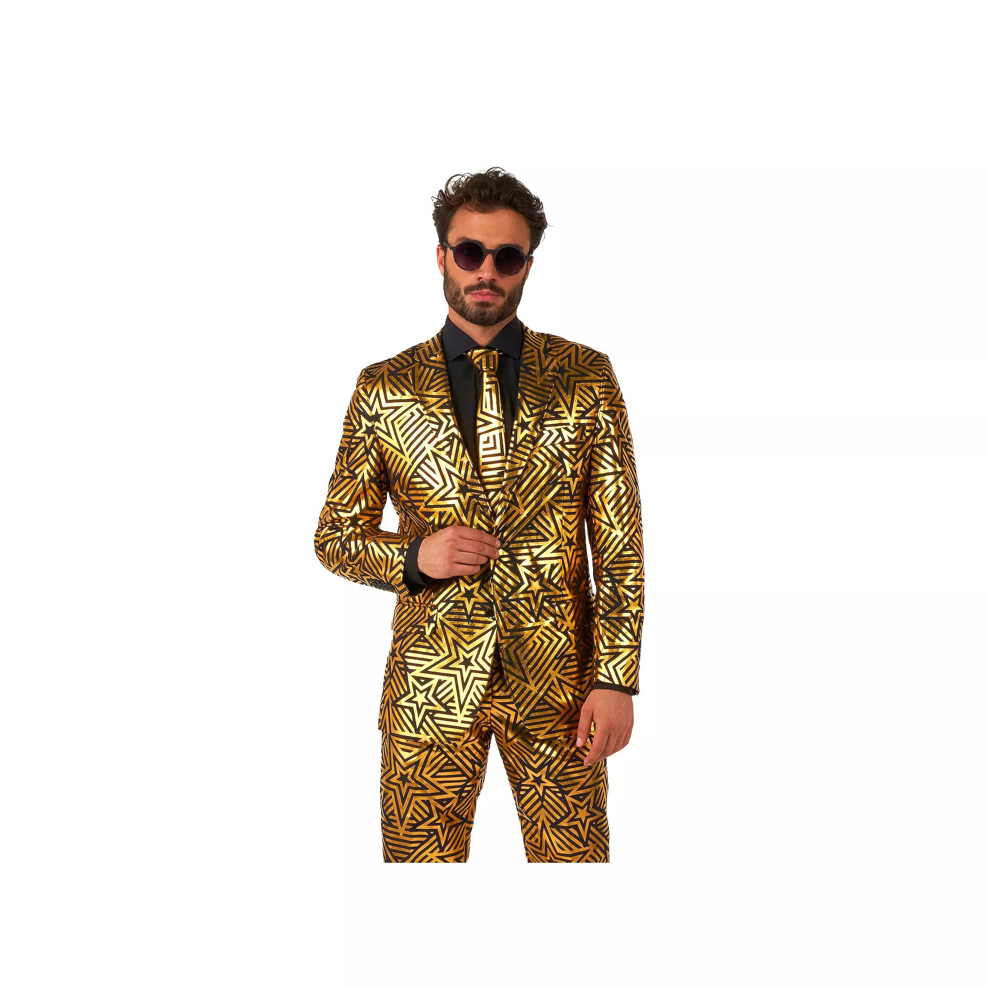 Men's OppoSuits Golden Geo Star Suit Set, Size: 42 - Regular Product Image