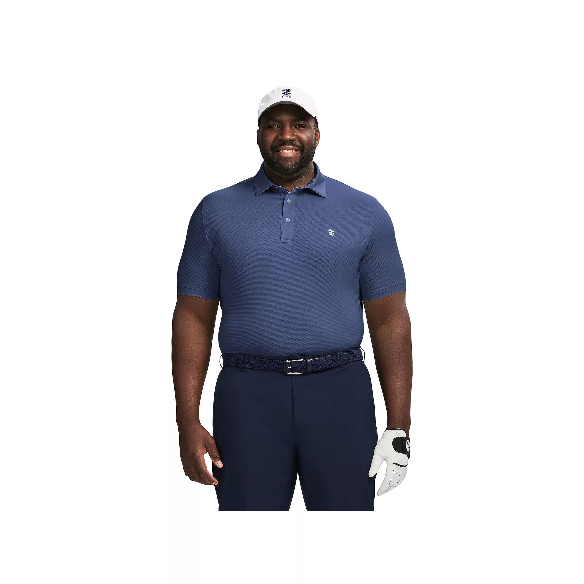 Big & Tall IZOD Swingflex Elite Golf Short Sleeve Polo Shirt, Men's, Size: 3XL Tall, Blue Blazer Product Image