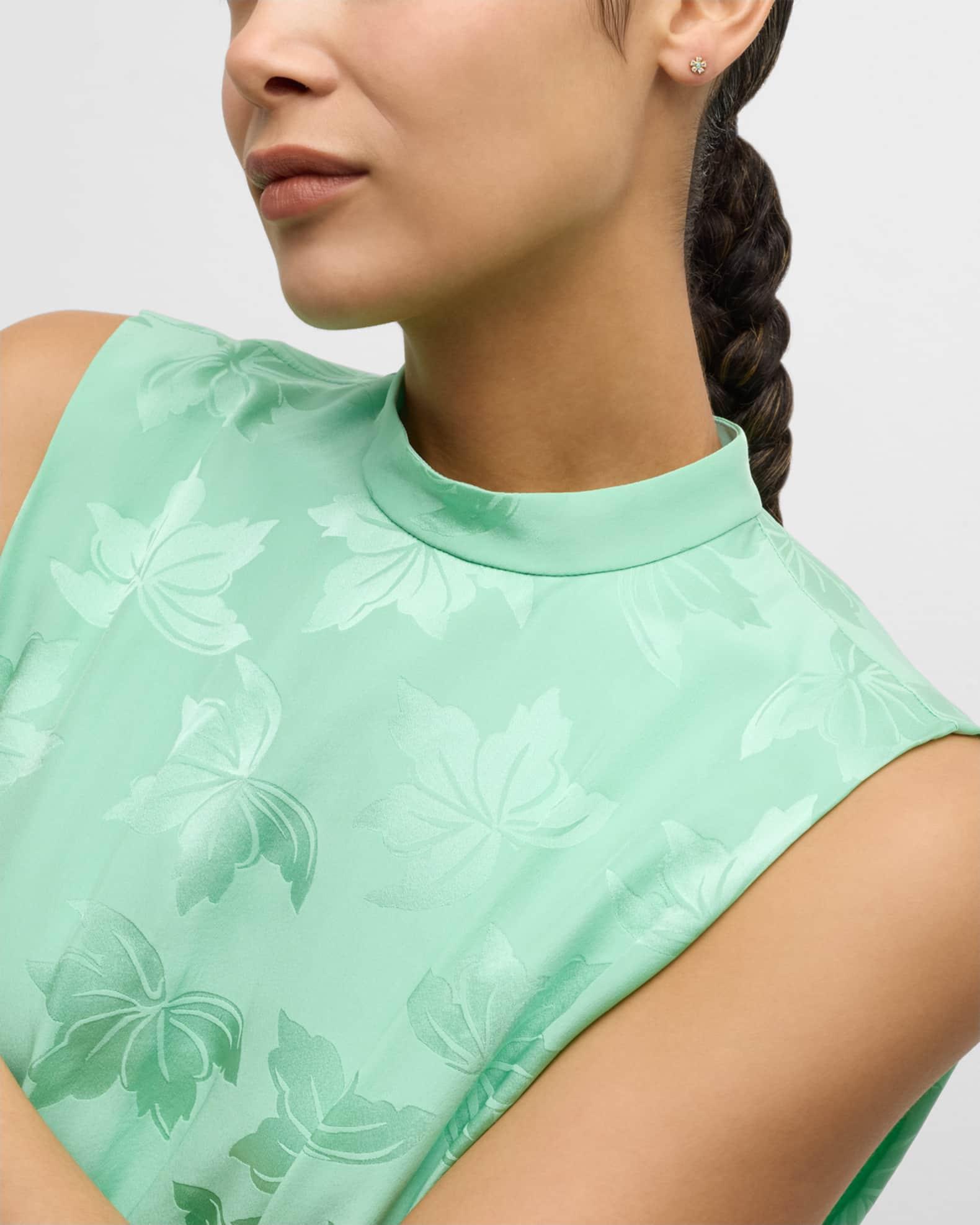 Diamond Flower Stud Earrings Product Image