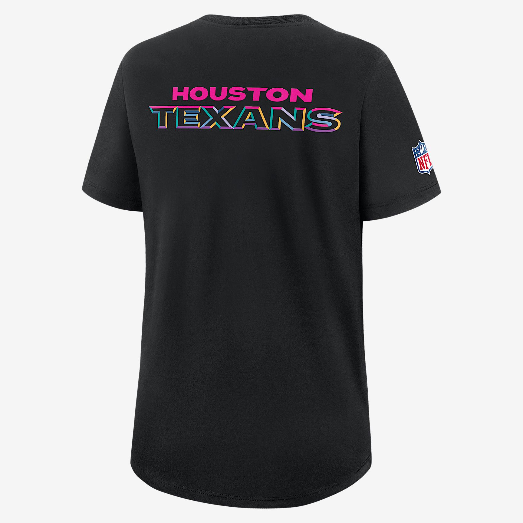 Houston Texans Crucial Catch Women's Nike Dri-FIT NFL T-Shirt Product Image