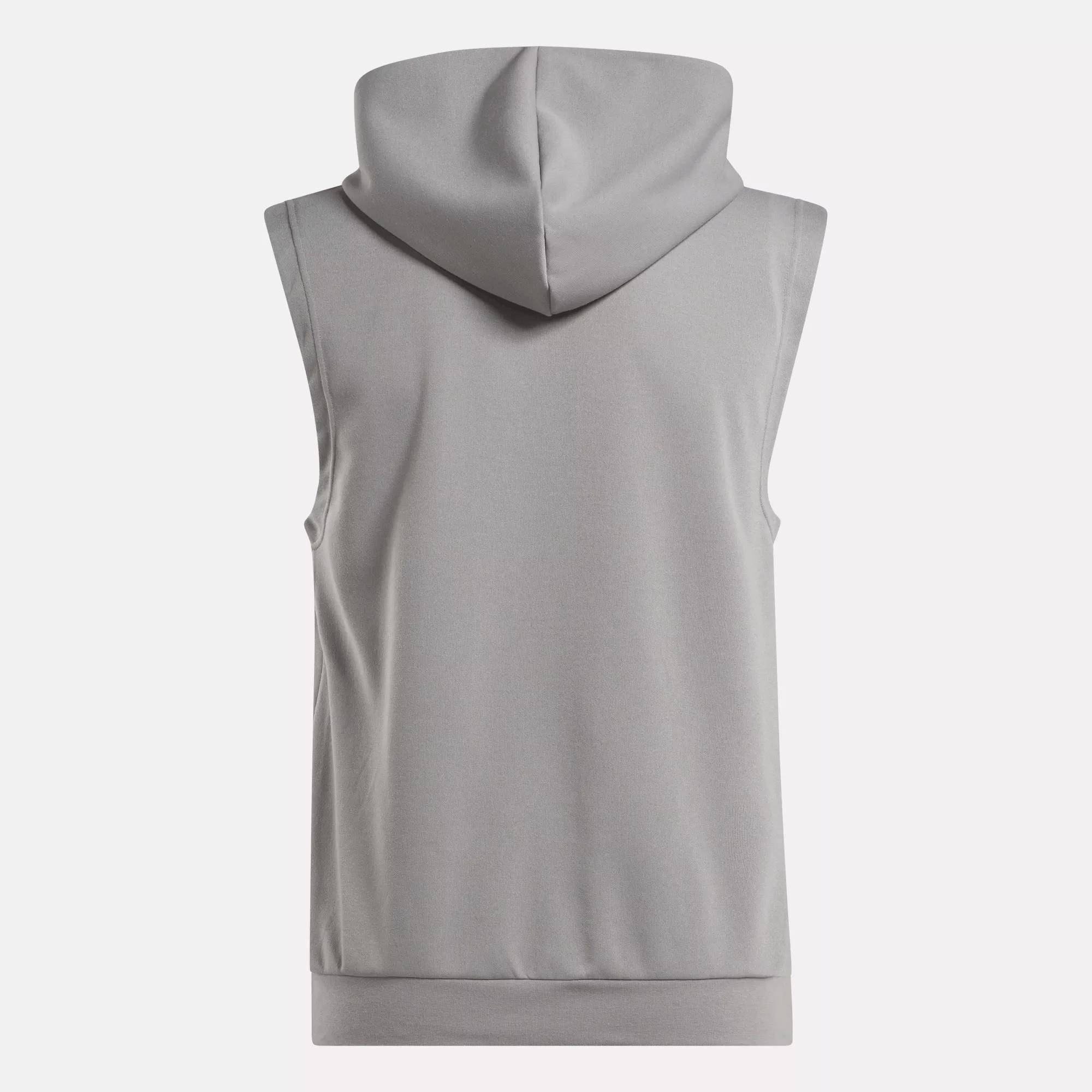 Men's Strength Sleeveless Hoodie Male Product Image