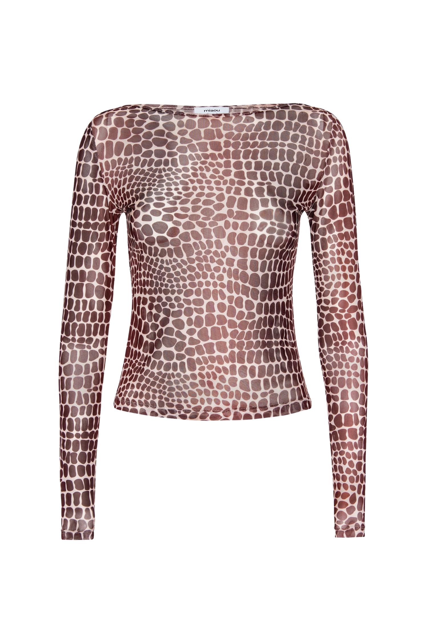 AMELIA TOP - LIZARD Product Image