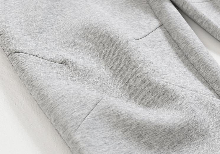 RT No. 4091 GRAY ZIP-UP HOODIE & SWEATPANTS (TOP & BOTTOM) Product Image