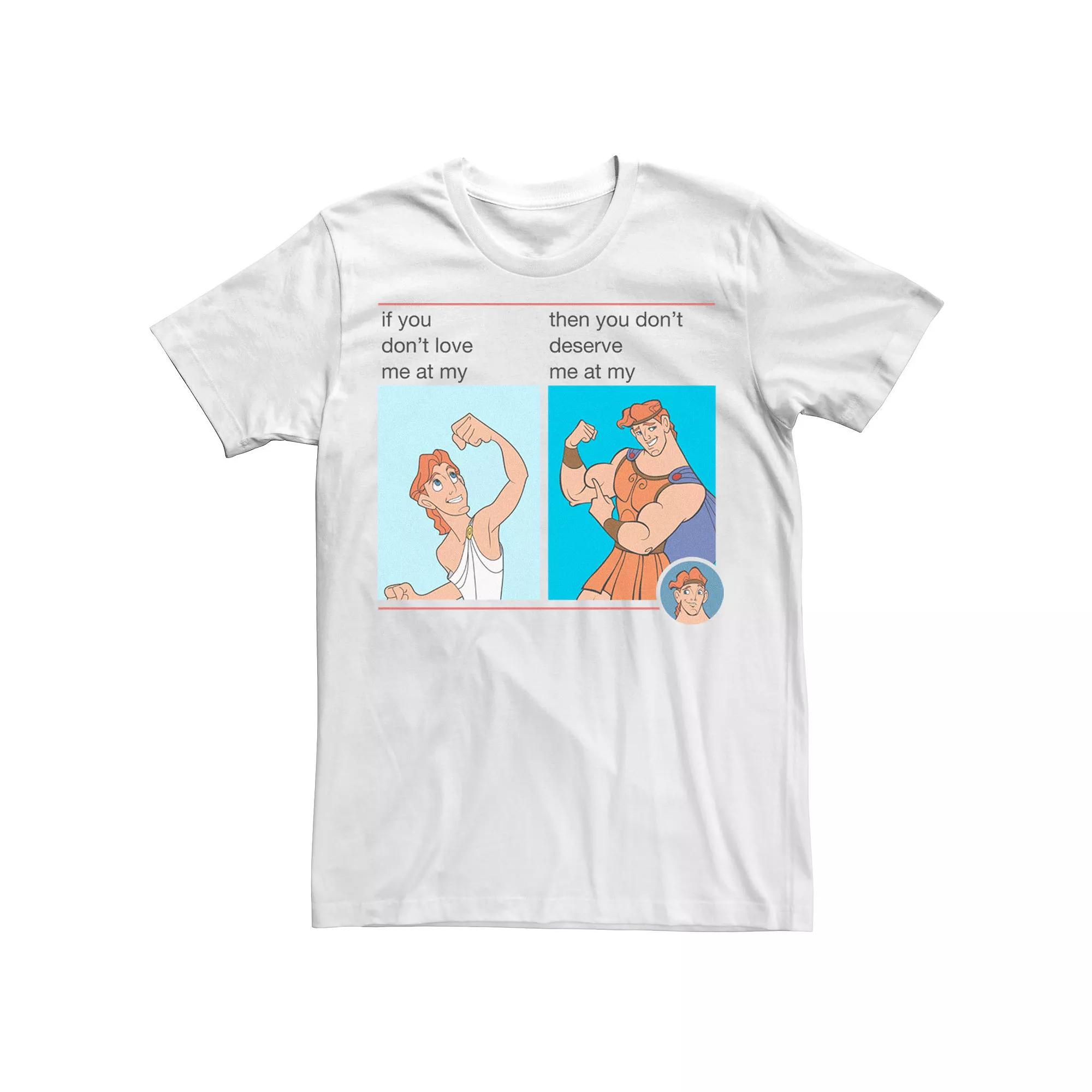 Disney's Hercules Meme Portrait Grid Men's Tee,  Product Image