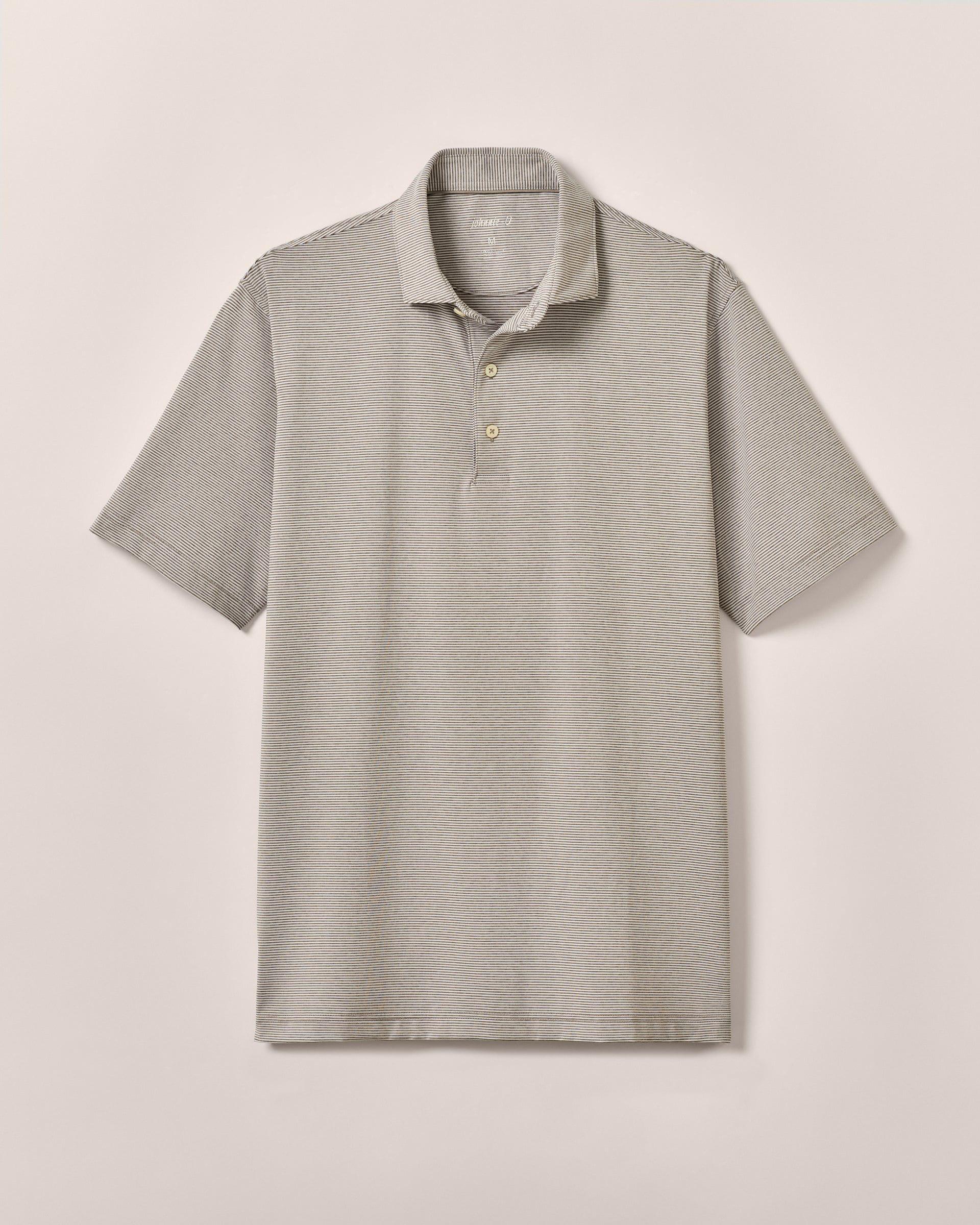 PerryGolf Performance Jersey Polo - Lyndonn Stripe Product Image