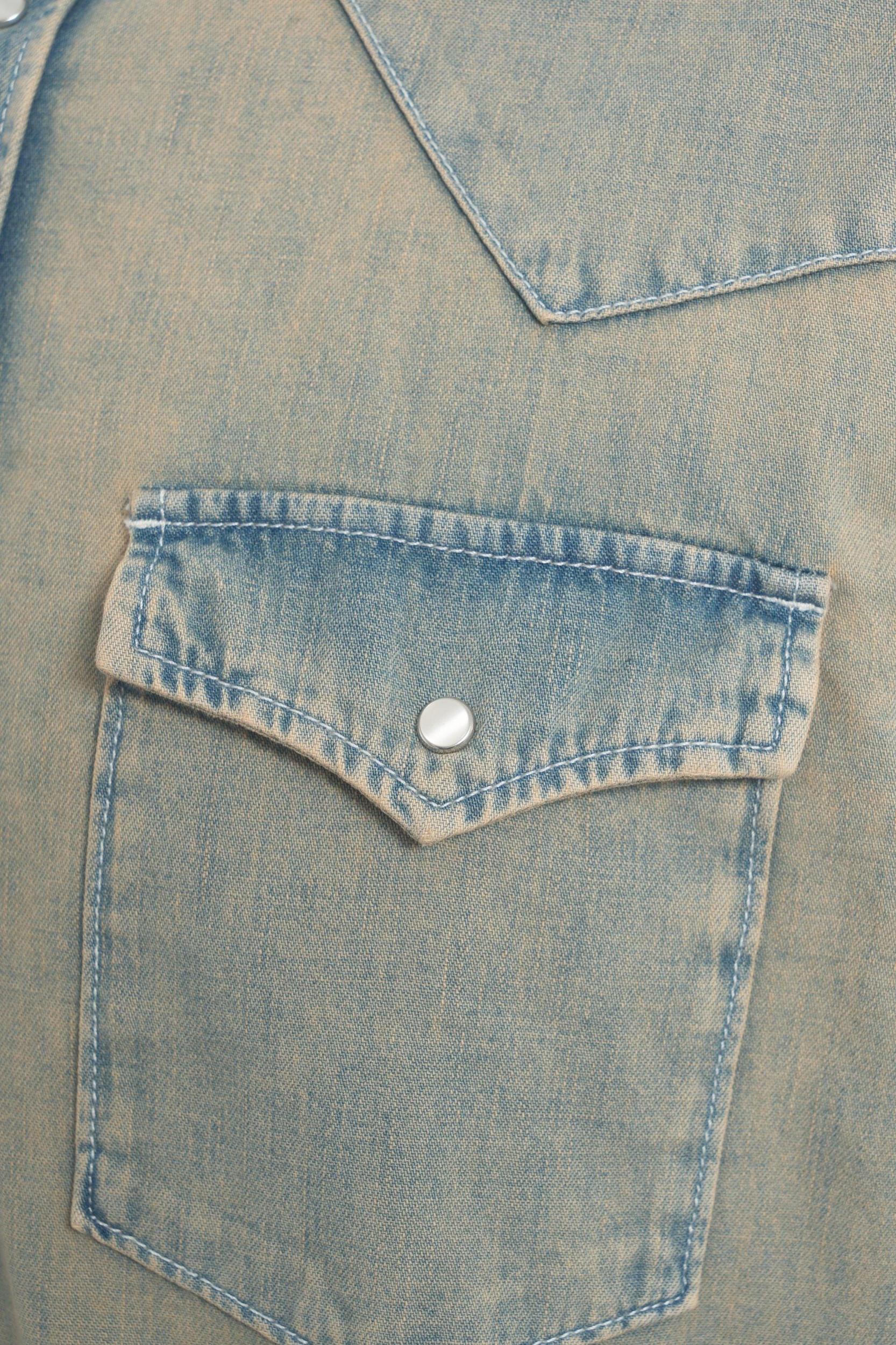 Western denim shirt Product Image