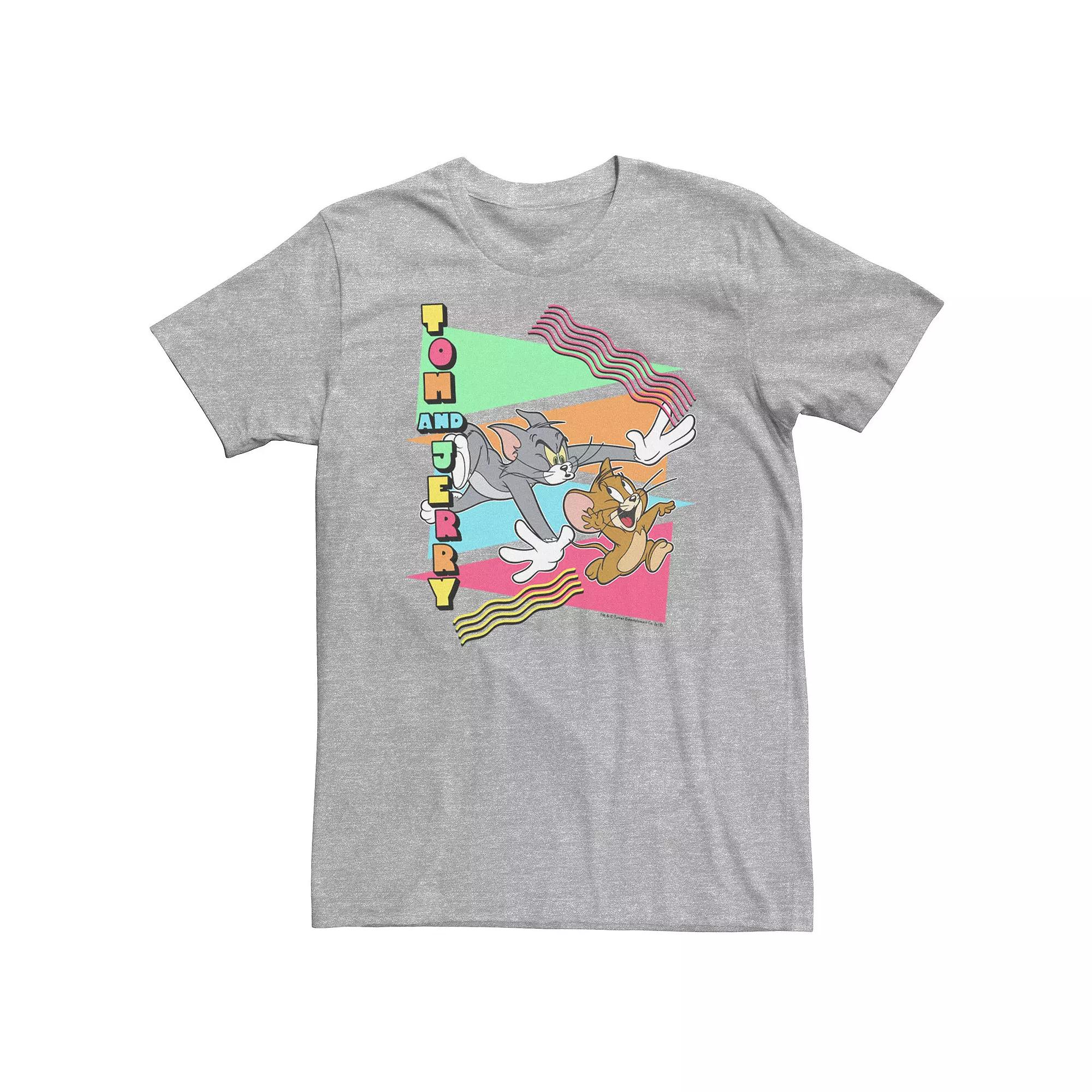 Big & Tall Tom and Jerry 90s Chase Retro Tee, Men's,  Product Image