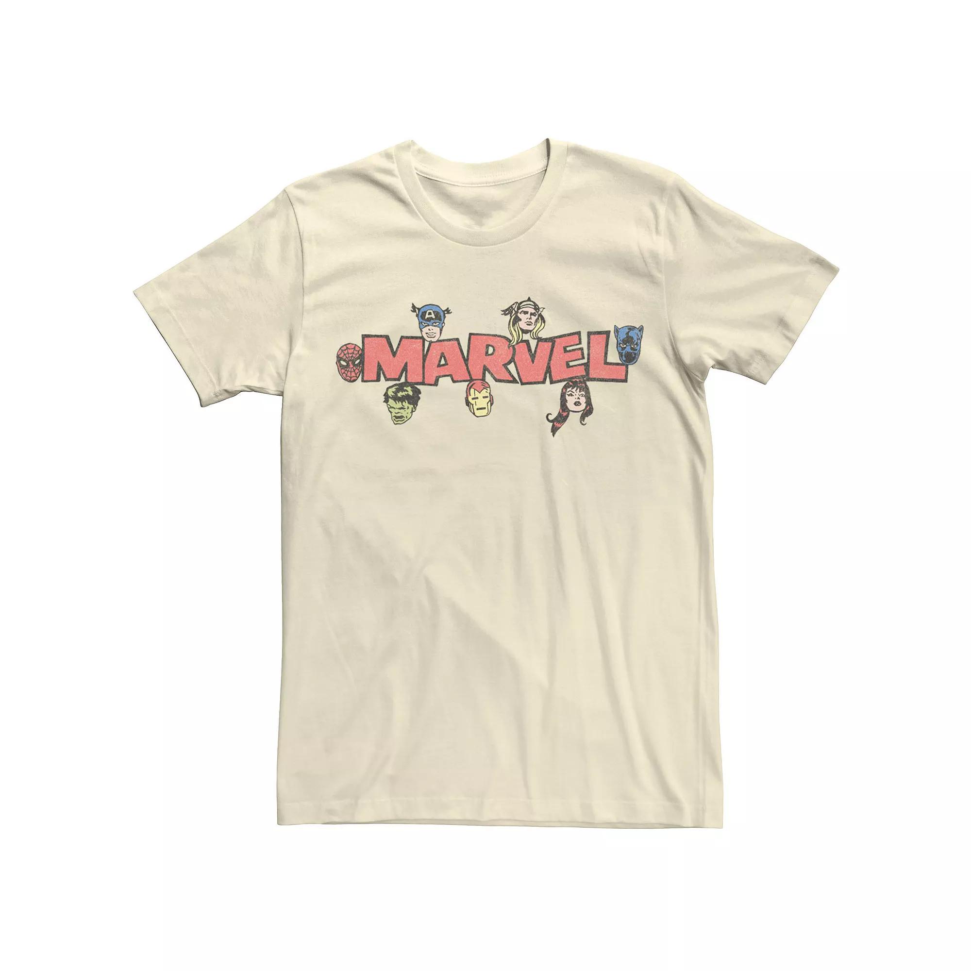 Men's Marvel Avengers Retro Style Logo Tee,  Product Image