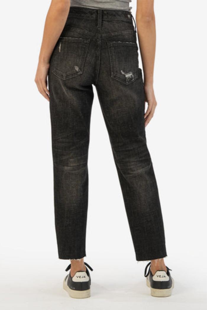 Rachael High Rise Fab Ab Mom Jean - Distinguish Wash Product Image